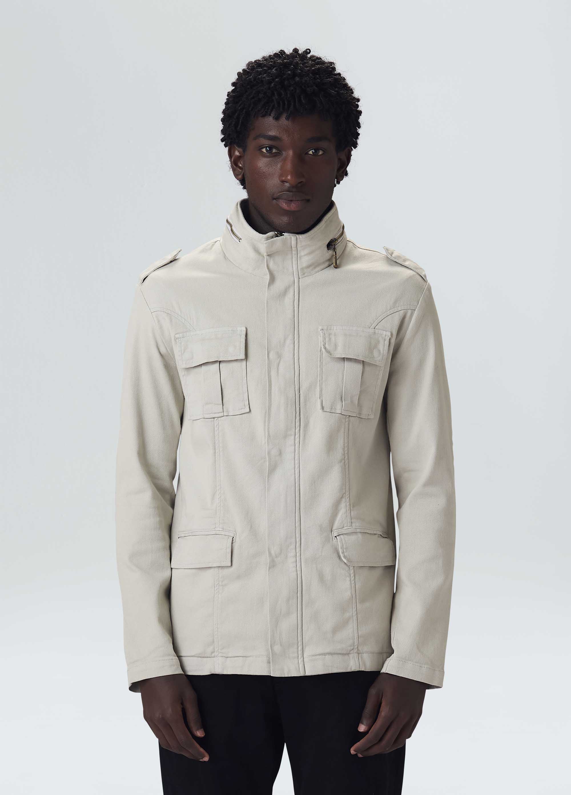 parka masc pockets gola alta