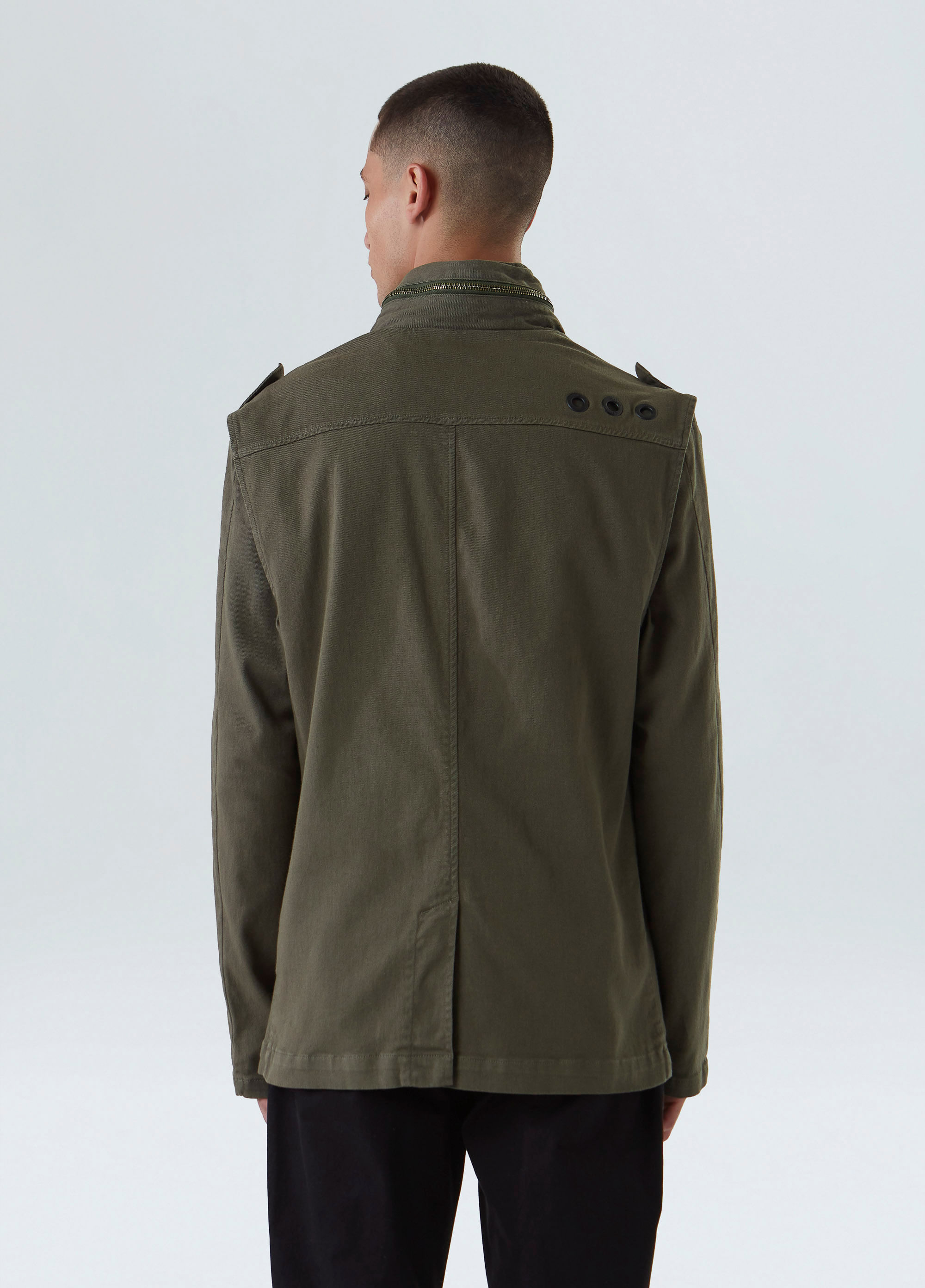 PARKA MASC POCKETS GOLA ALTA