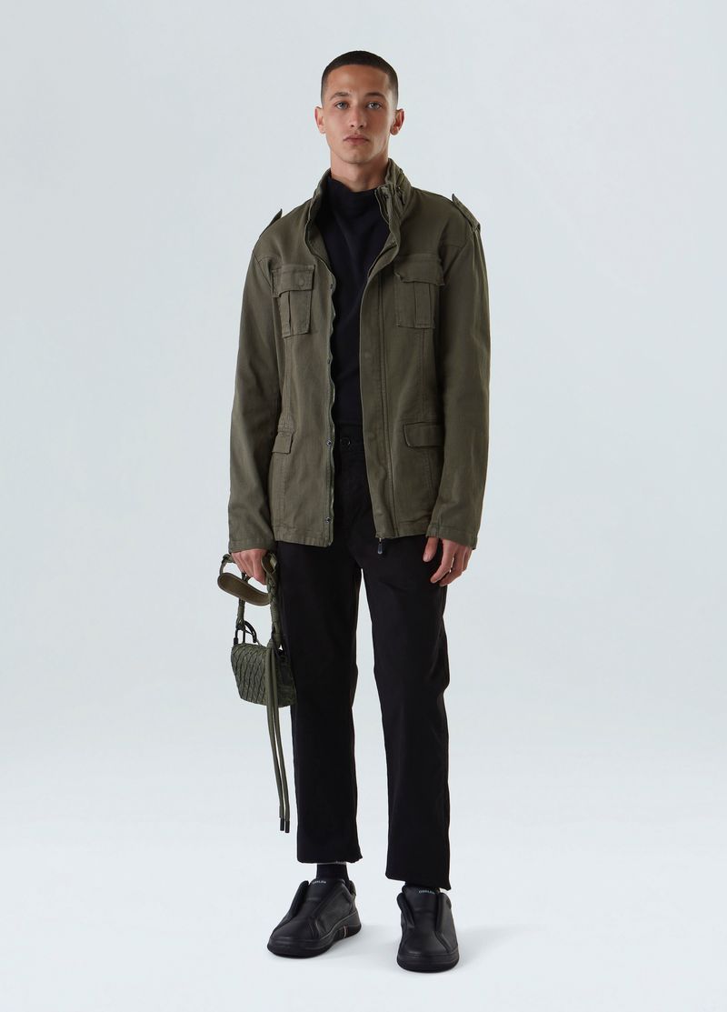 PARKA MASC POCKETS GOLA ALTA