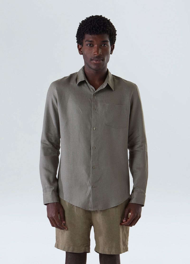 CAMISA MASC CLASSIC LINEN ML