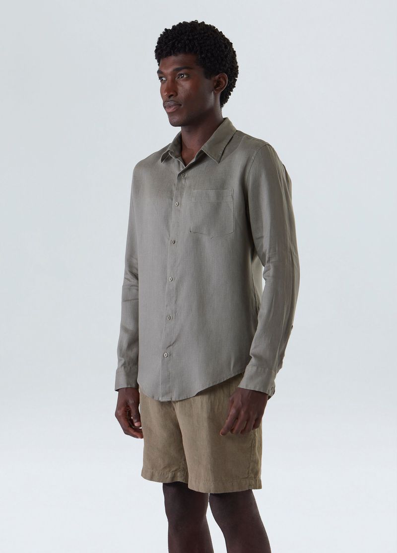 CAMISA MASC CLASSIC LINEN ML