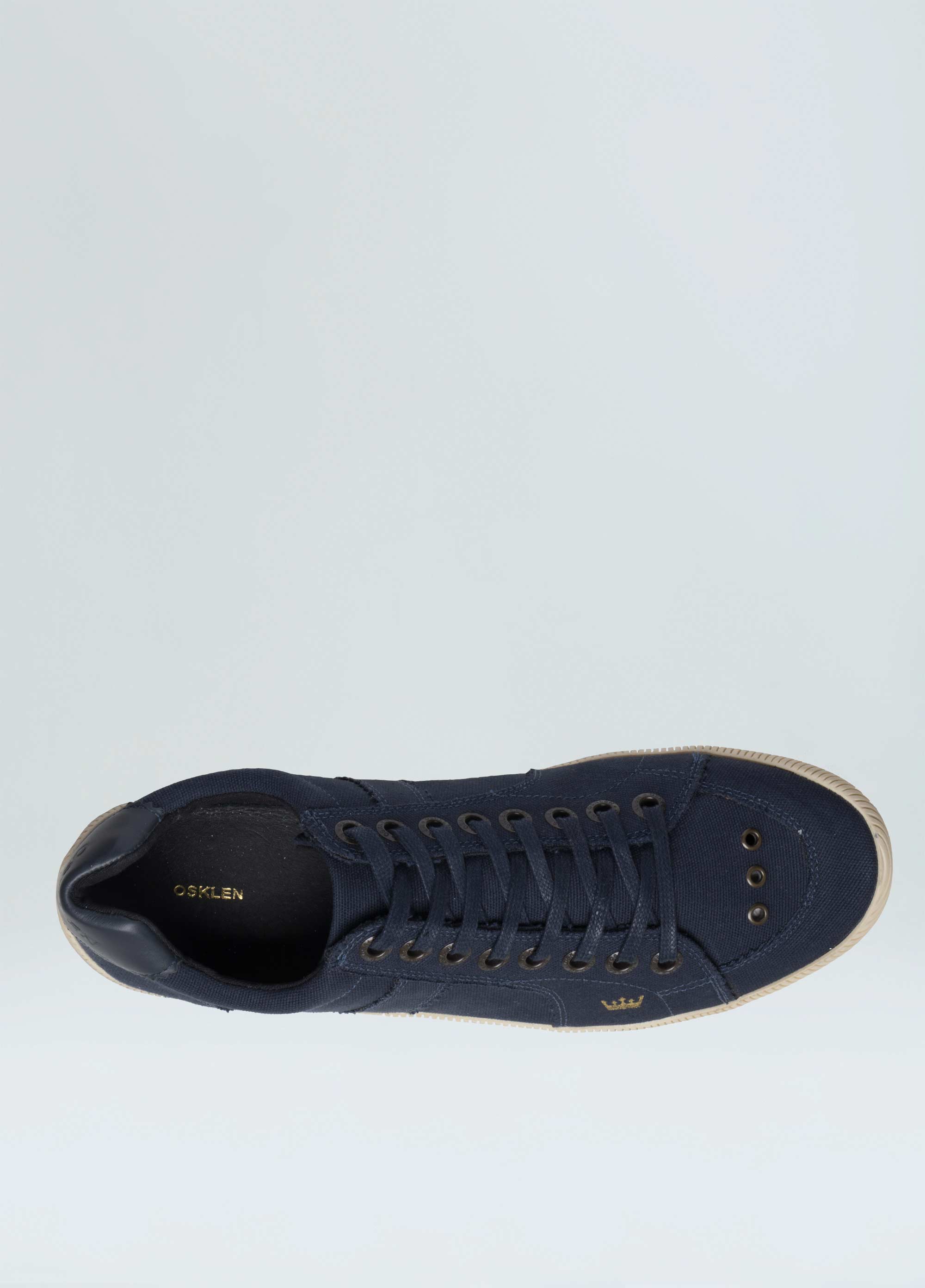 Mens riva mochrome canvas sneakers