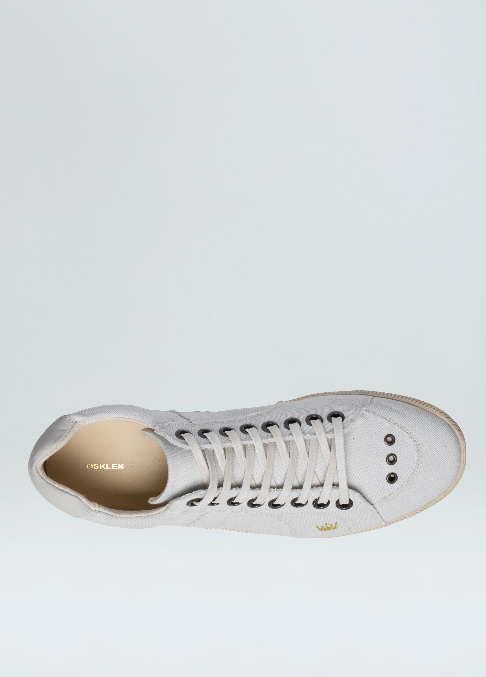 Mens riva mochrome canvas sneakers