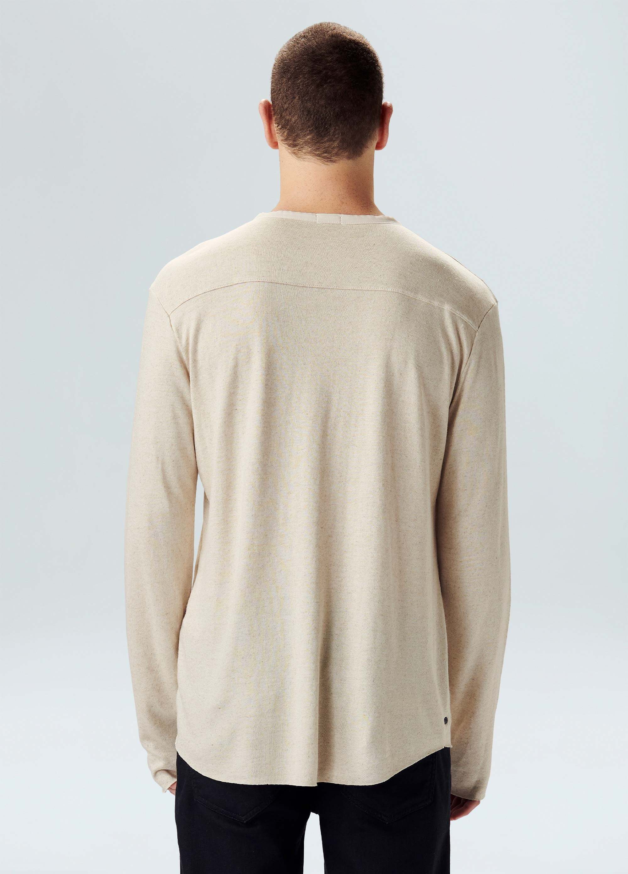 Linen yoke kura shirt