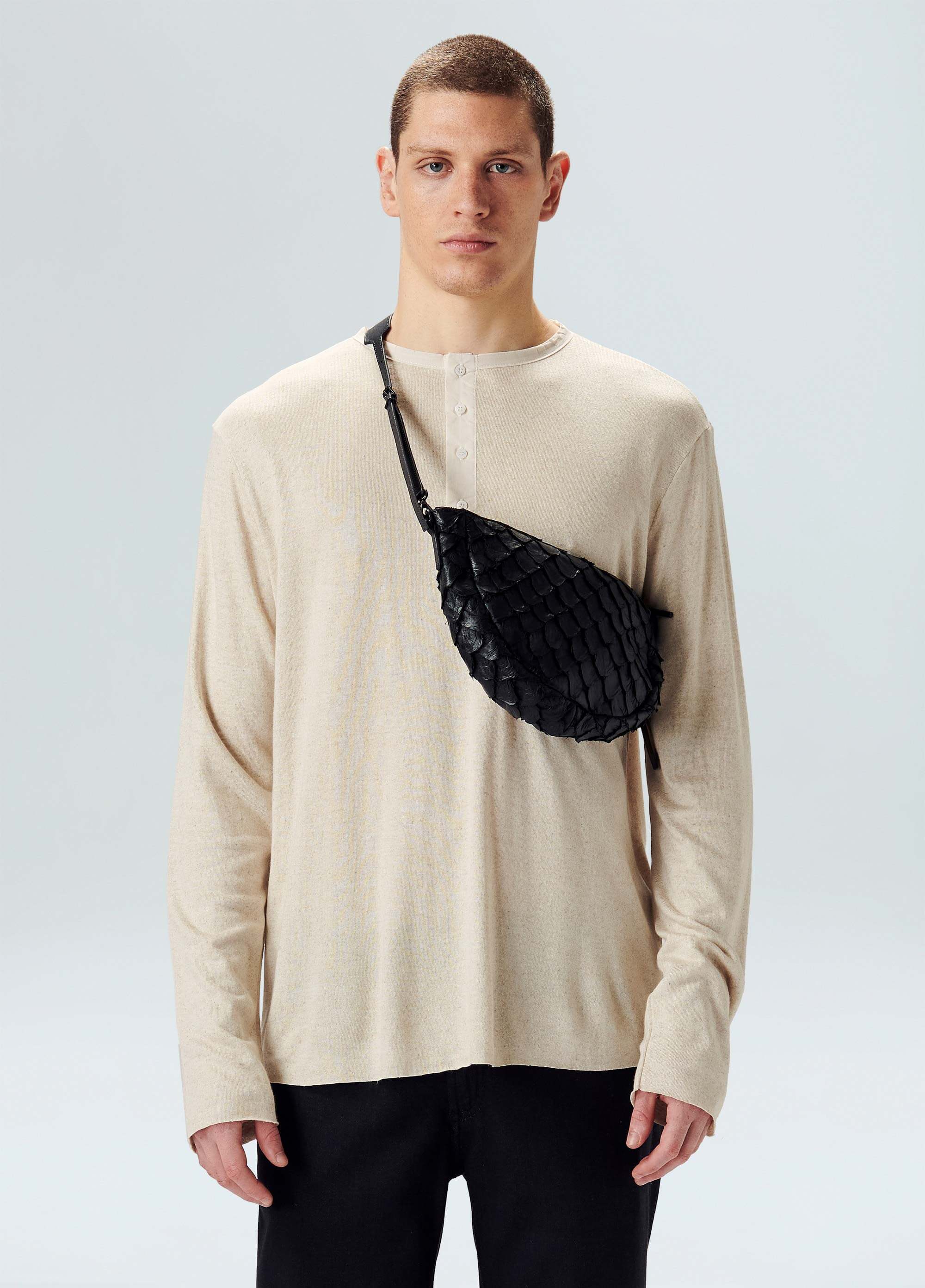 Linen yoke kura shirt