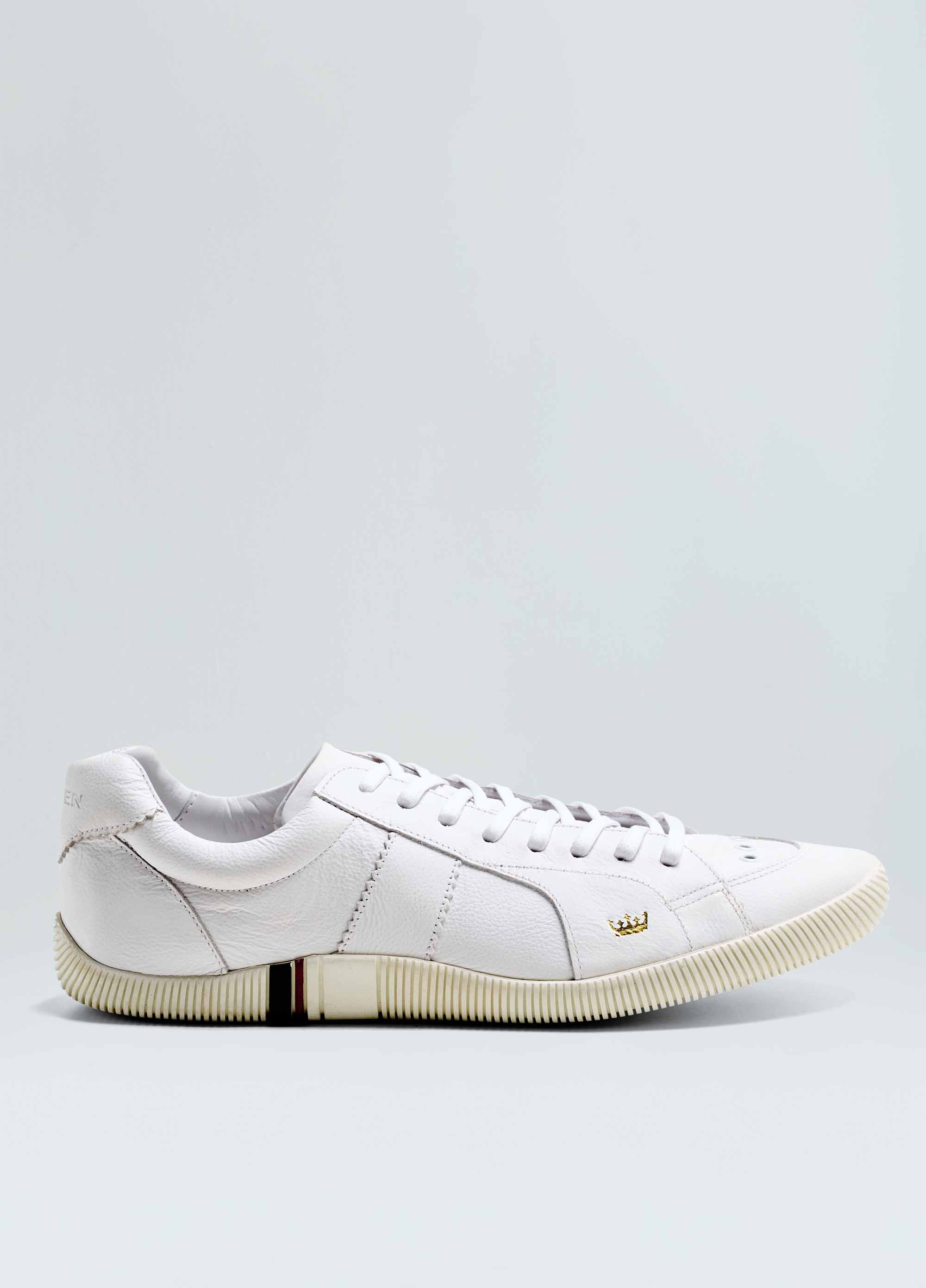 Mens riva white sneakers