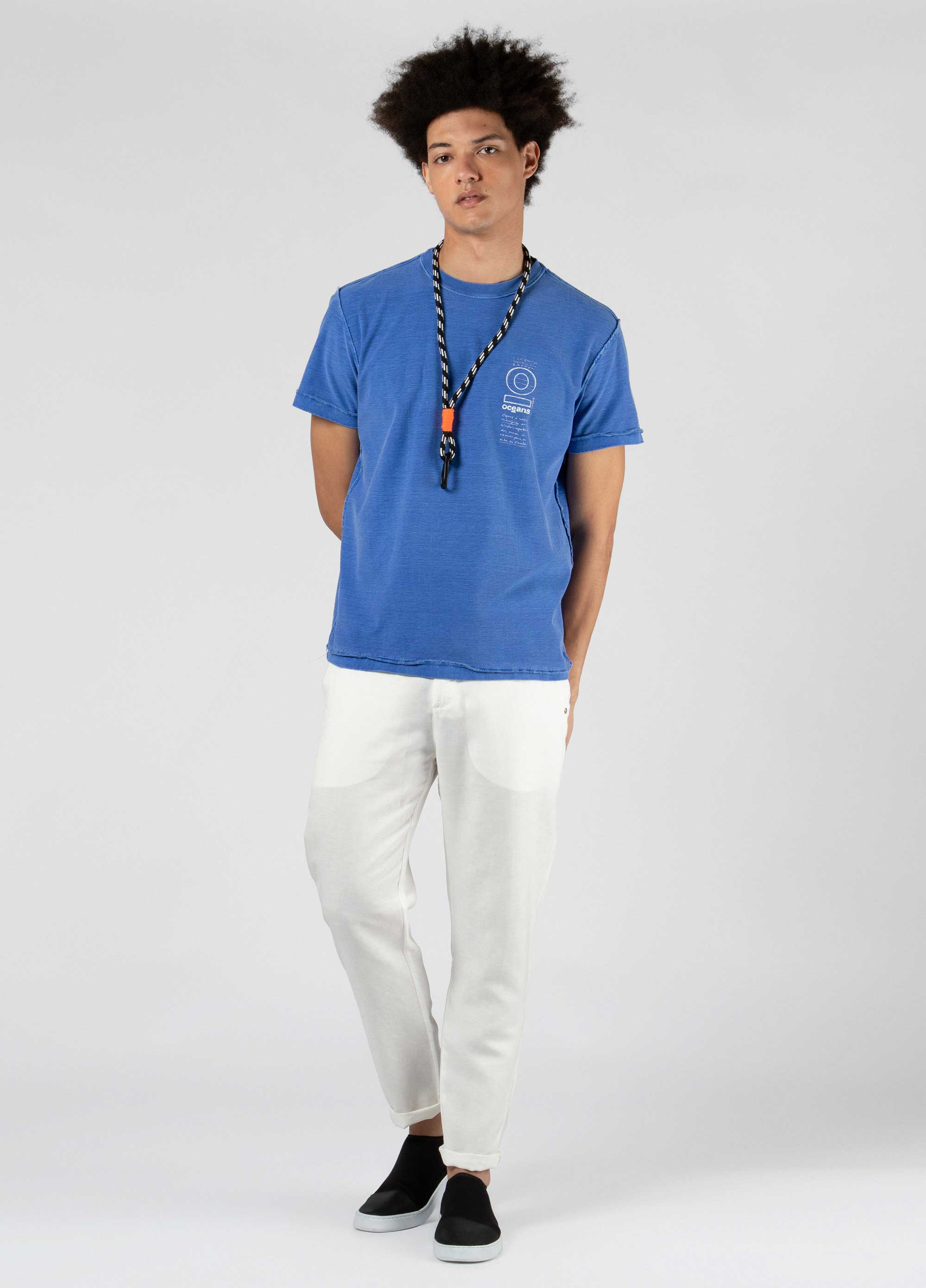 Fluid linen tailored pants