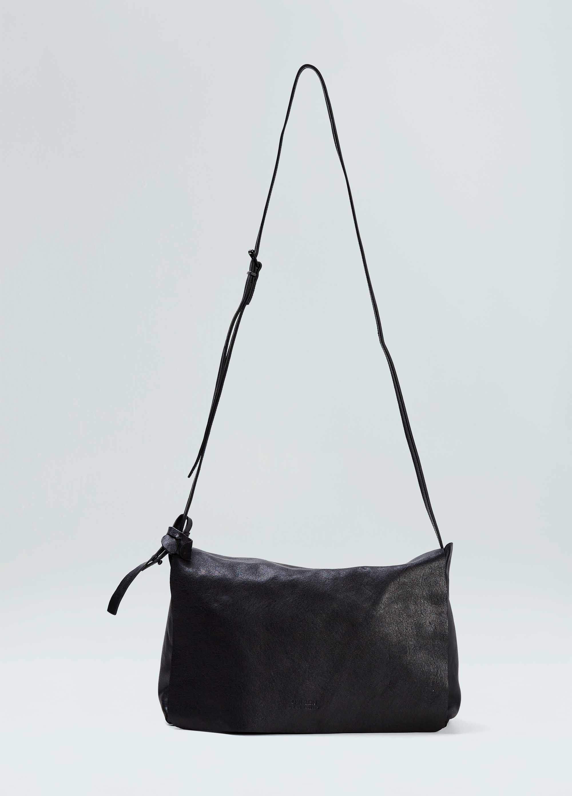 LEATHER CROSSBODY EBASICS BAG