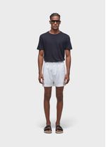 SHORT FLUID LINEN PLEATS