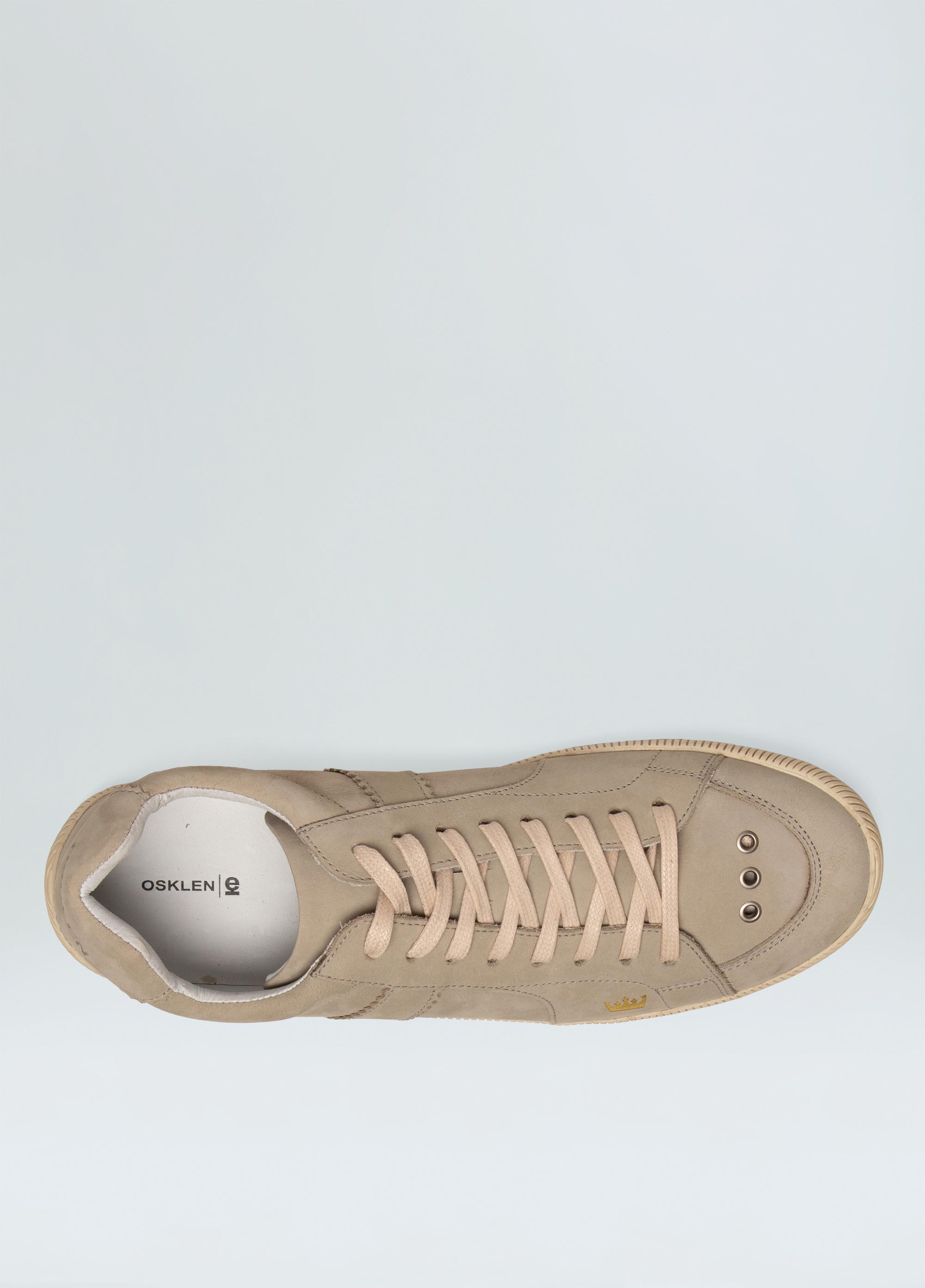 Mens light riva nobuck senakers