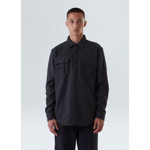 Men's melange overshirt