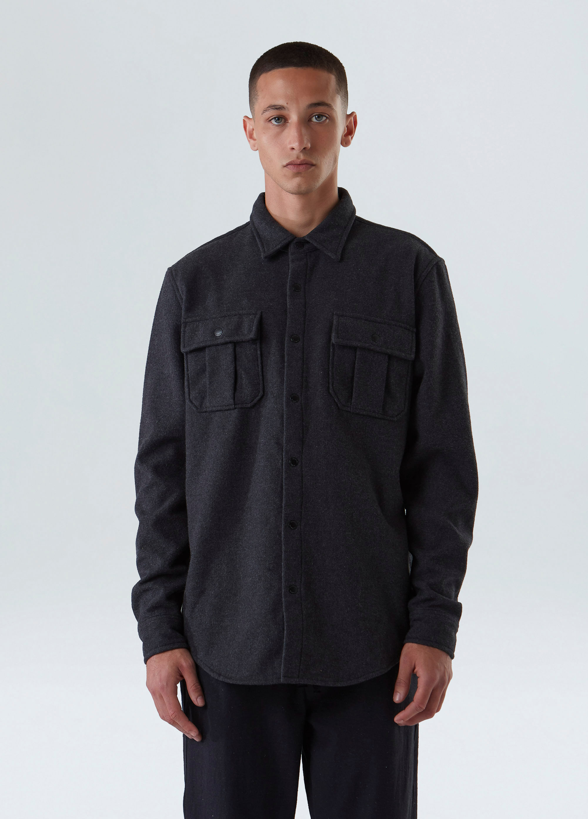 OVERSHIRT MASCULINA MESCLA