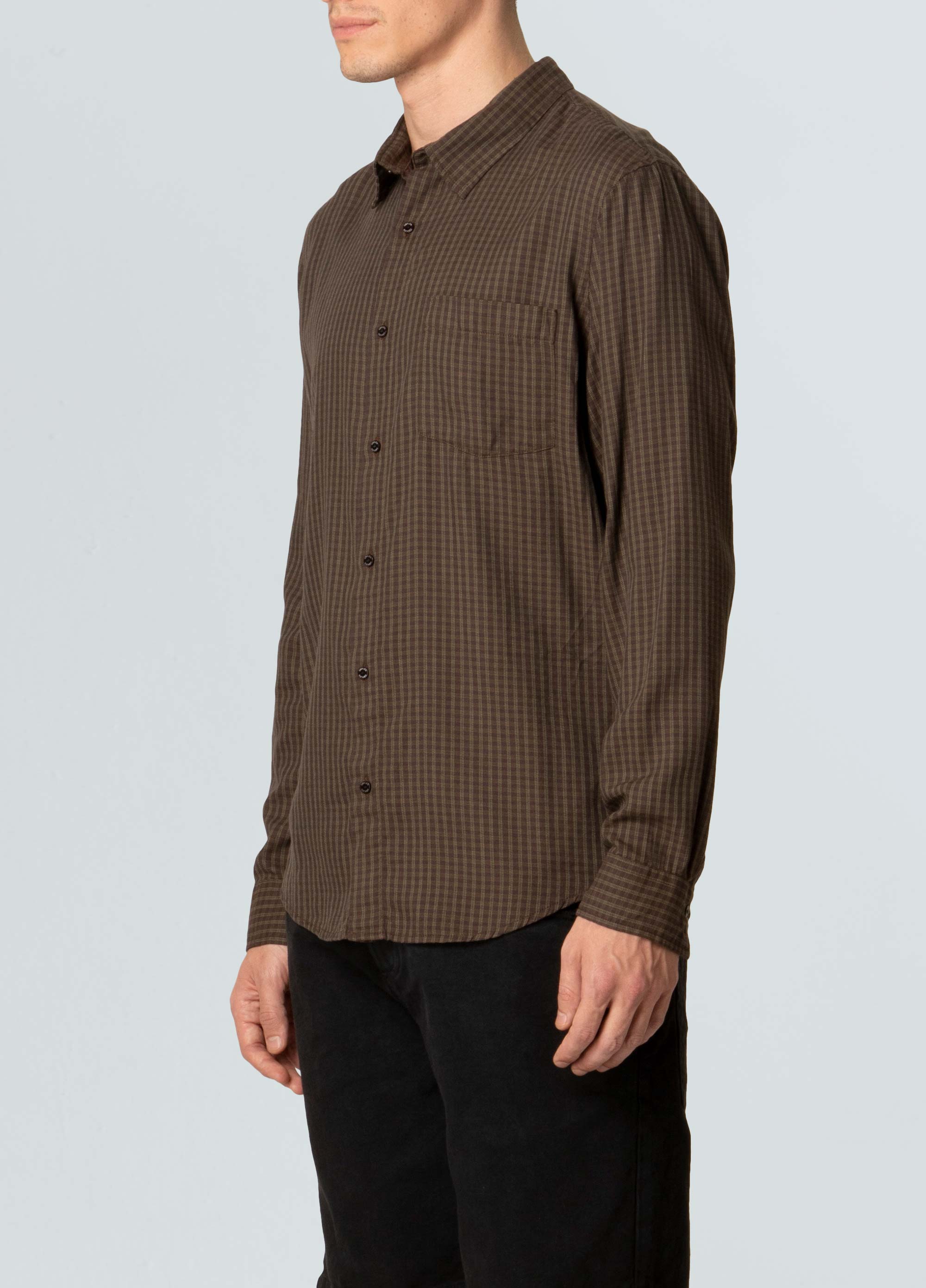 Fluid twill grinds ls shirt