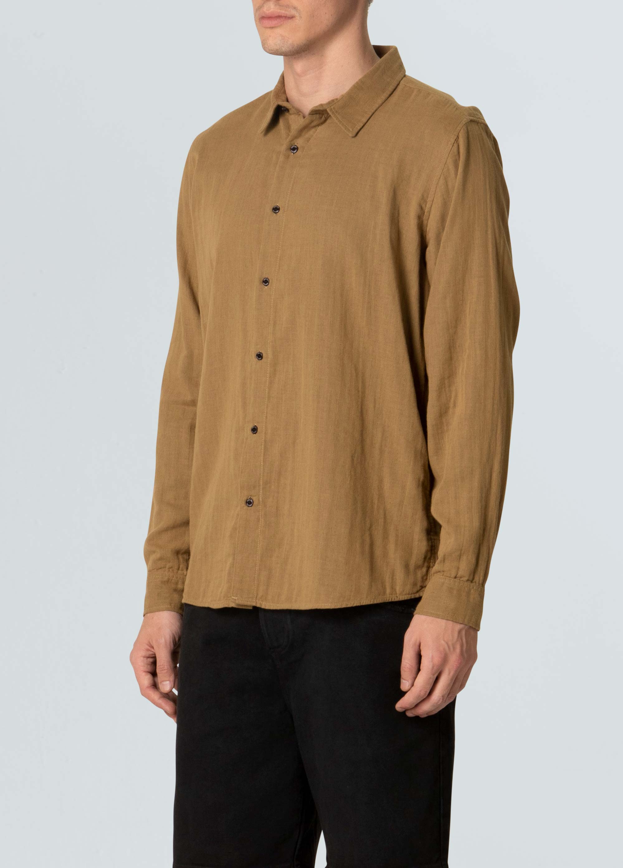Mens twin gauze shirt (ls)