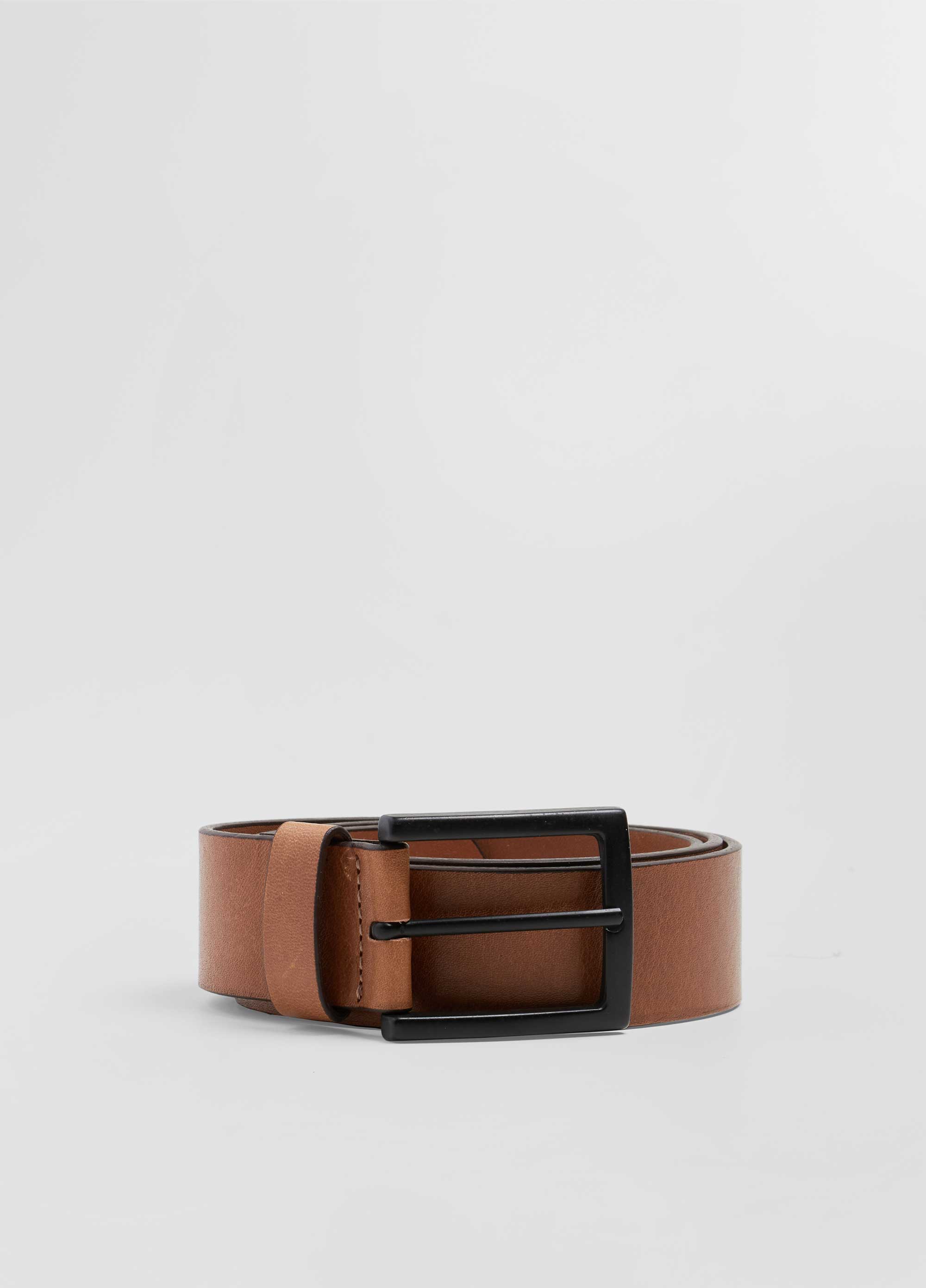 E-leather men's belt