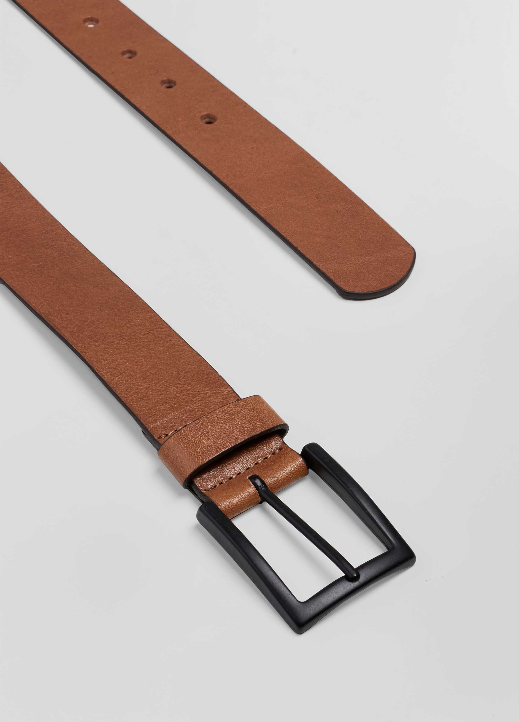 E-leather men's belt