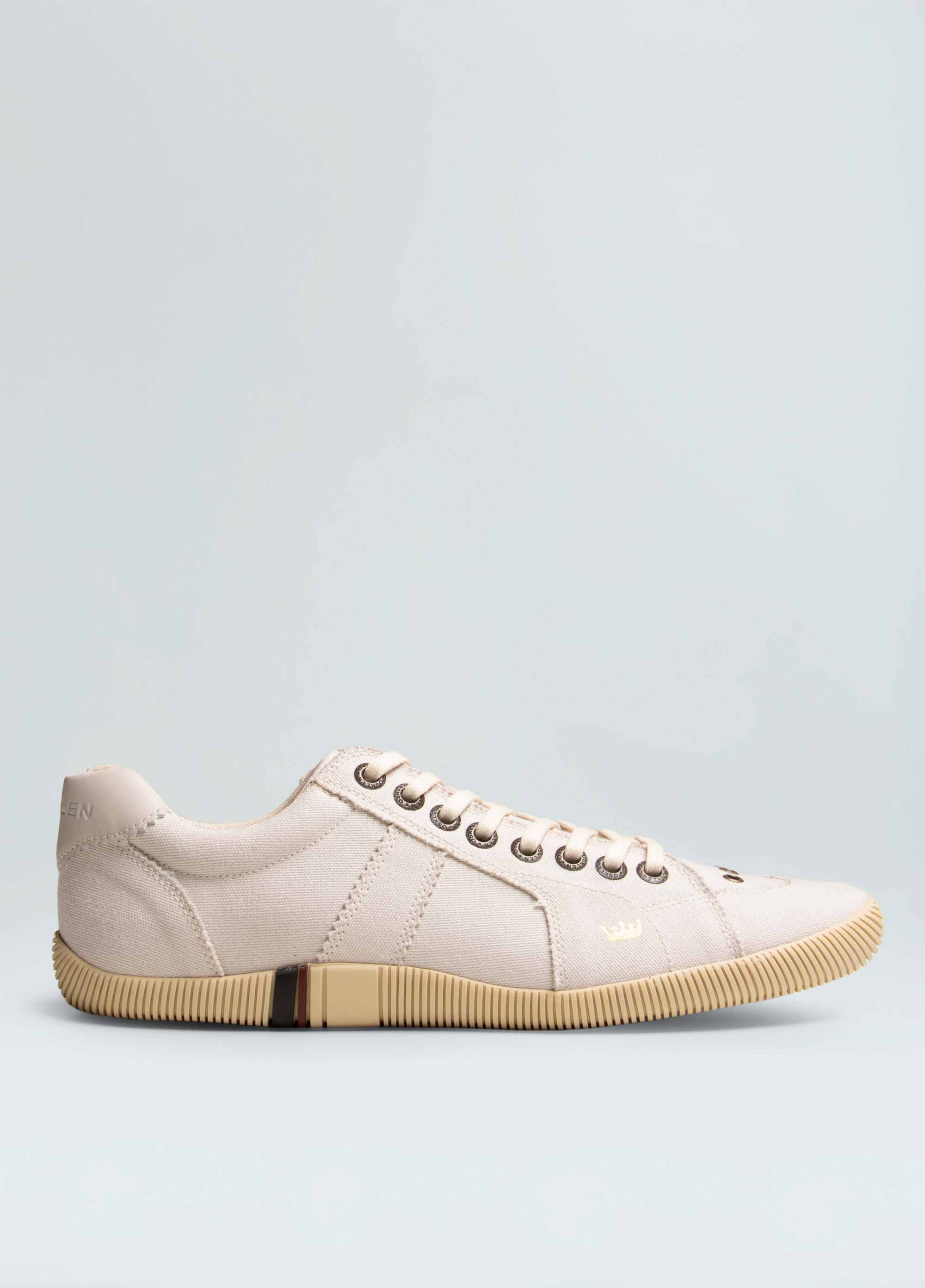 Osklen men monochrome canvas riva sneakers