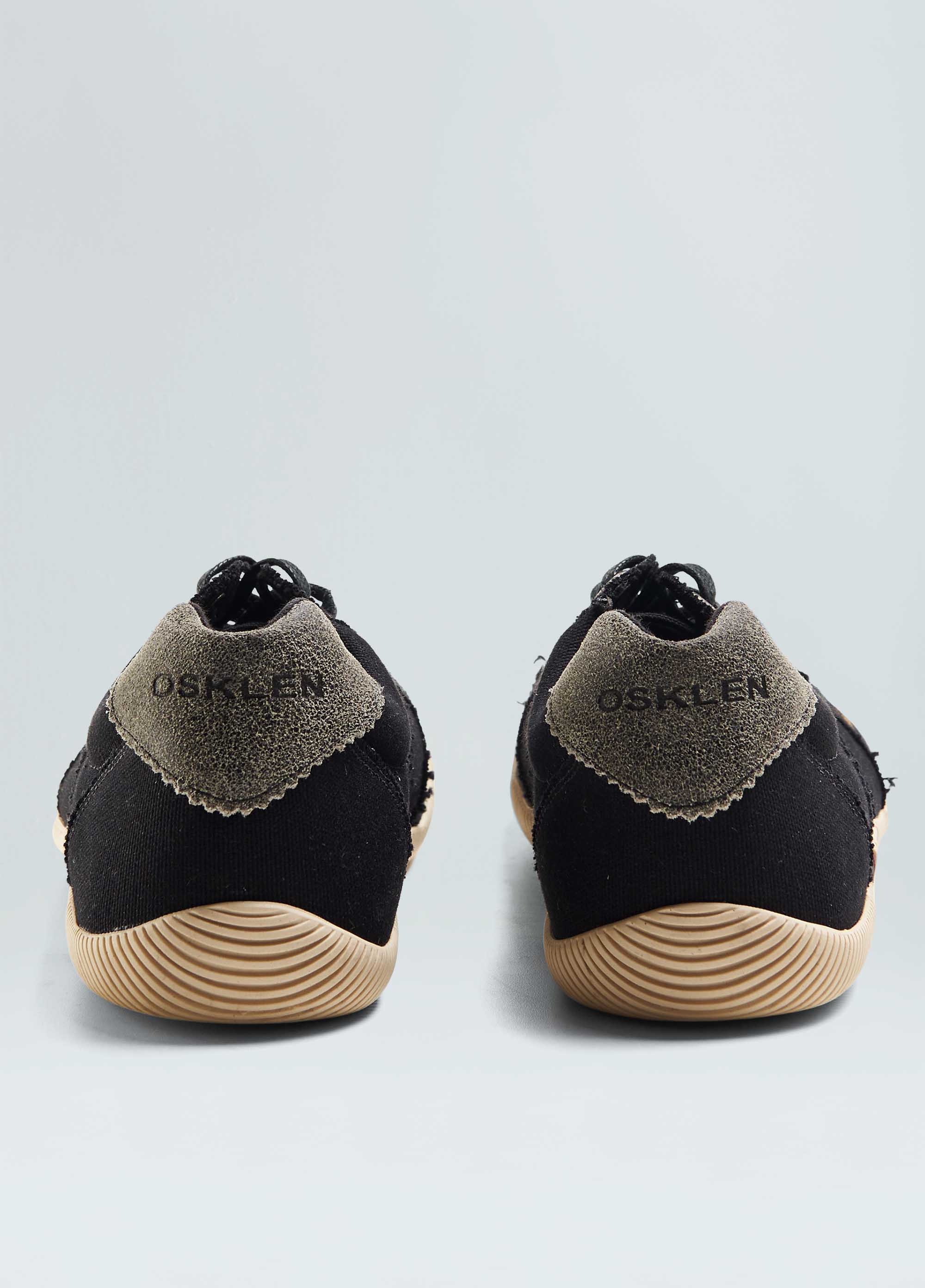 Osklen men monochrome canvas riva sneakers
