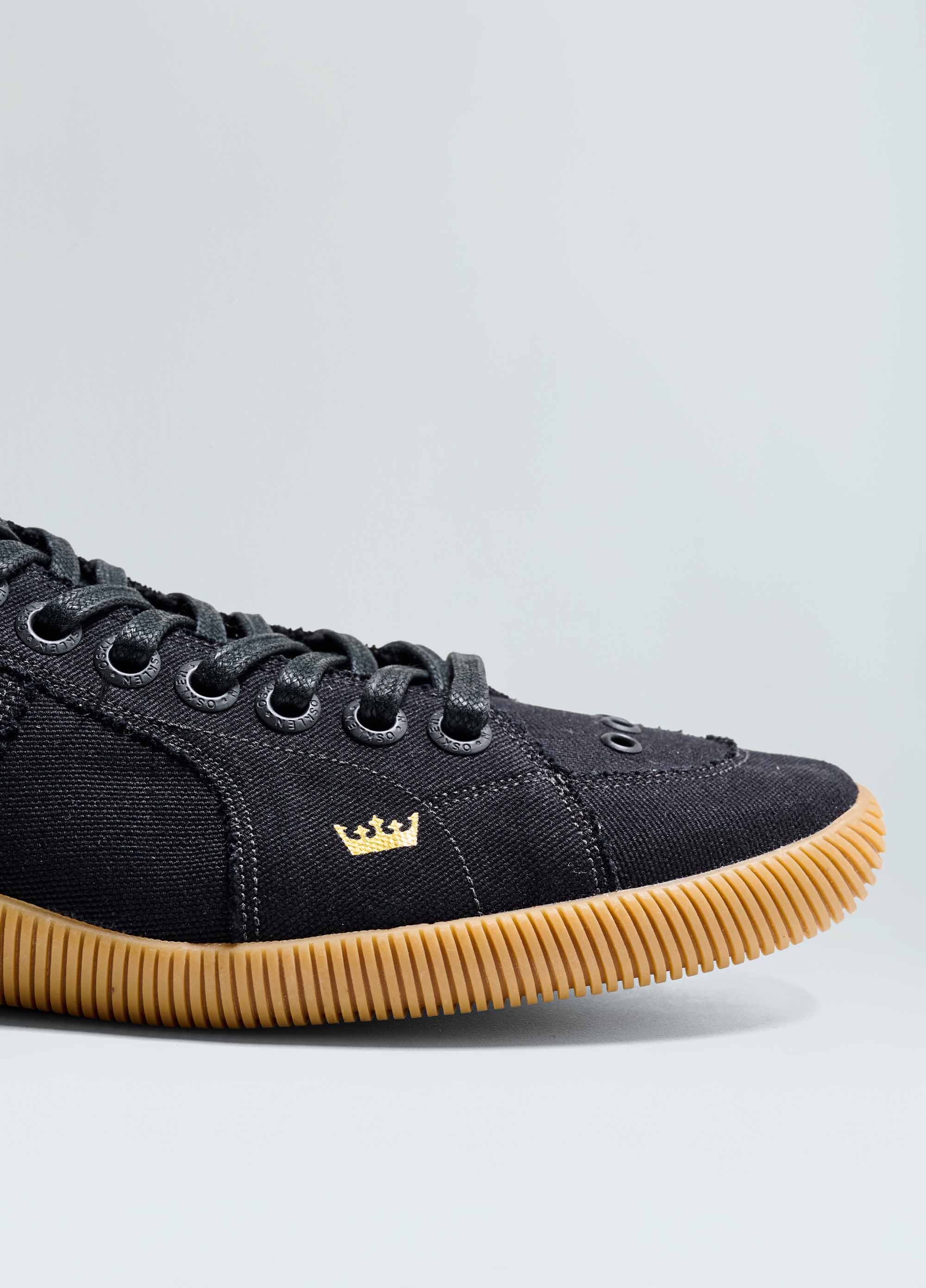 Osklen men monochrome canvas riva sneakers