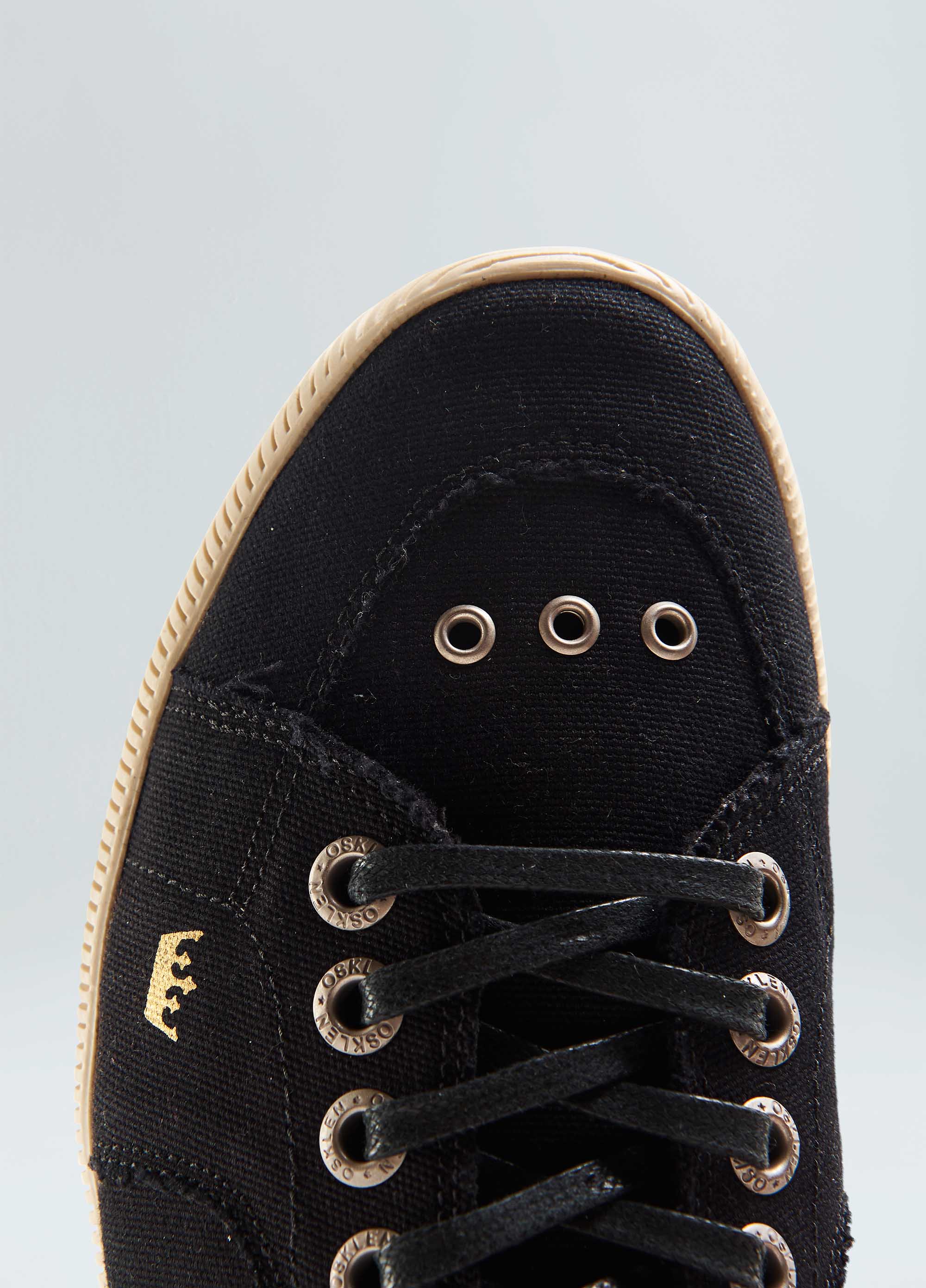 Osklen men monochrome canvas riva sneakers