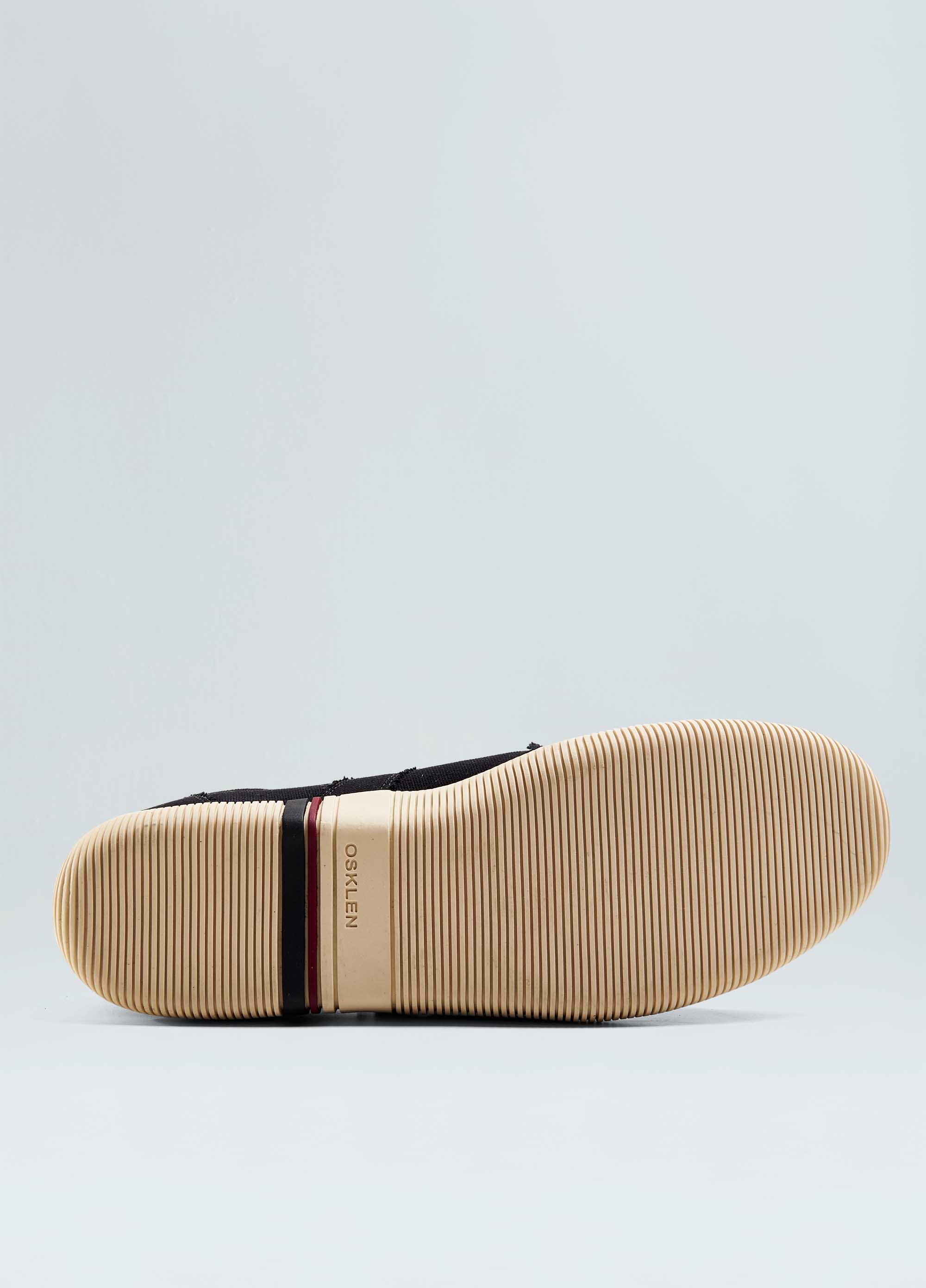 Osklen men monochrome canvas riva sneakers