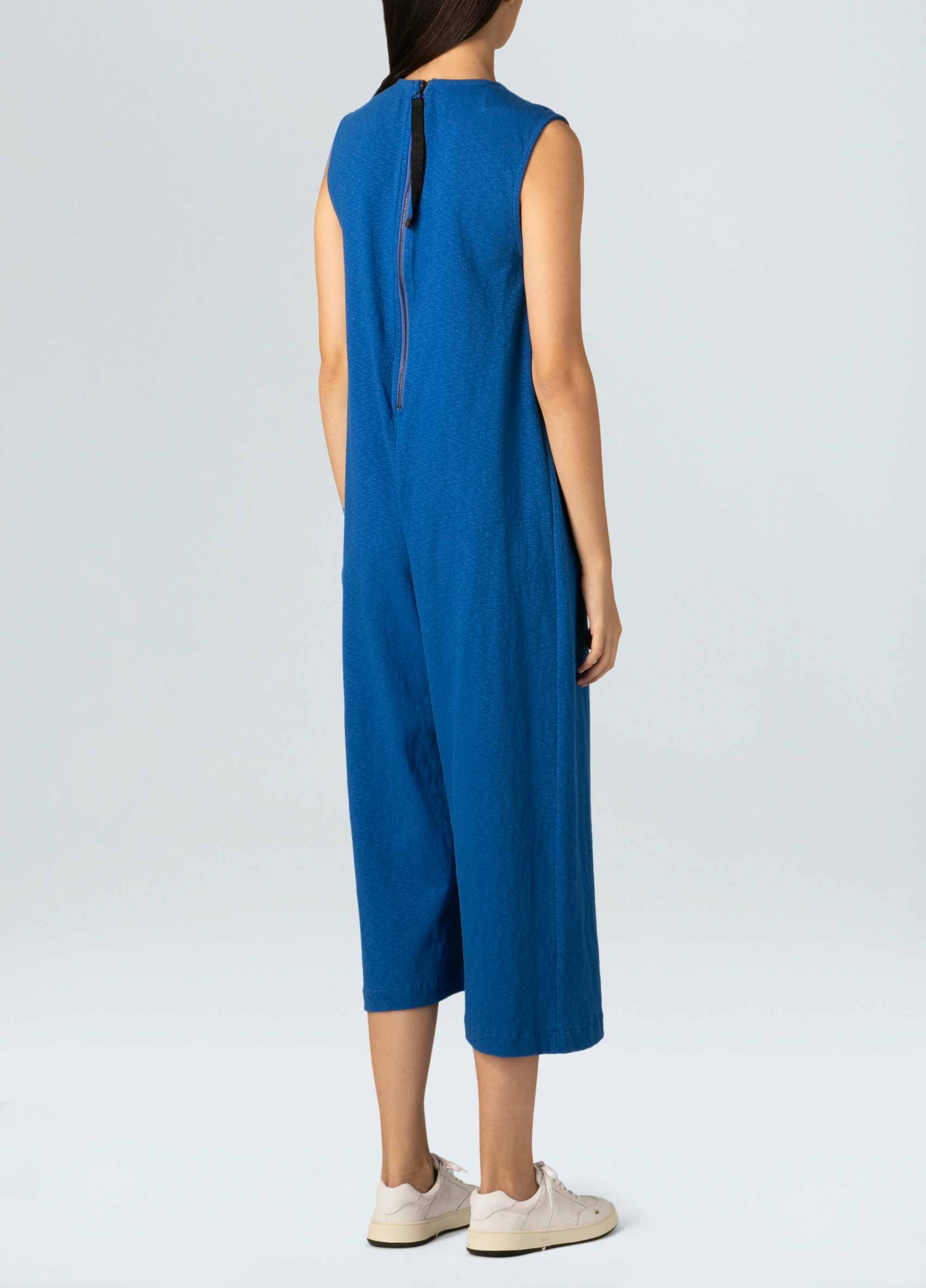 Womens rustic overlap loose jumpsuit