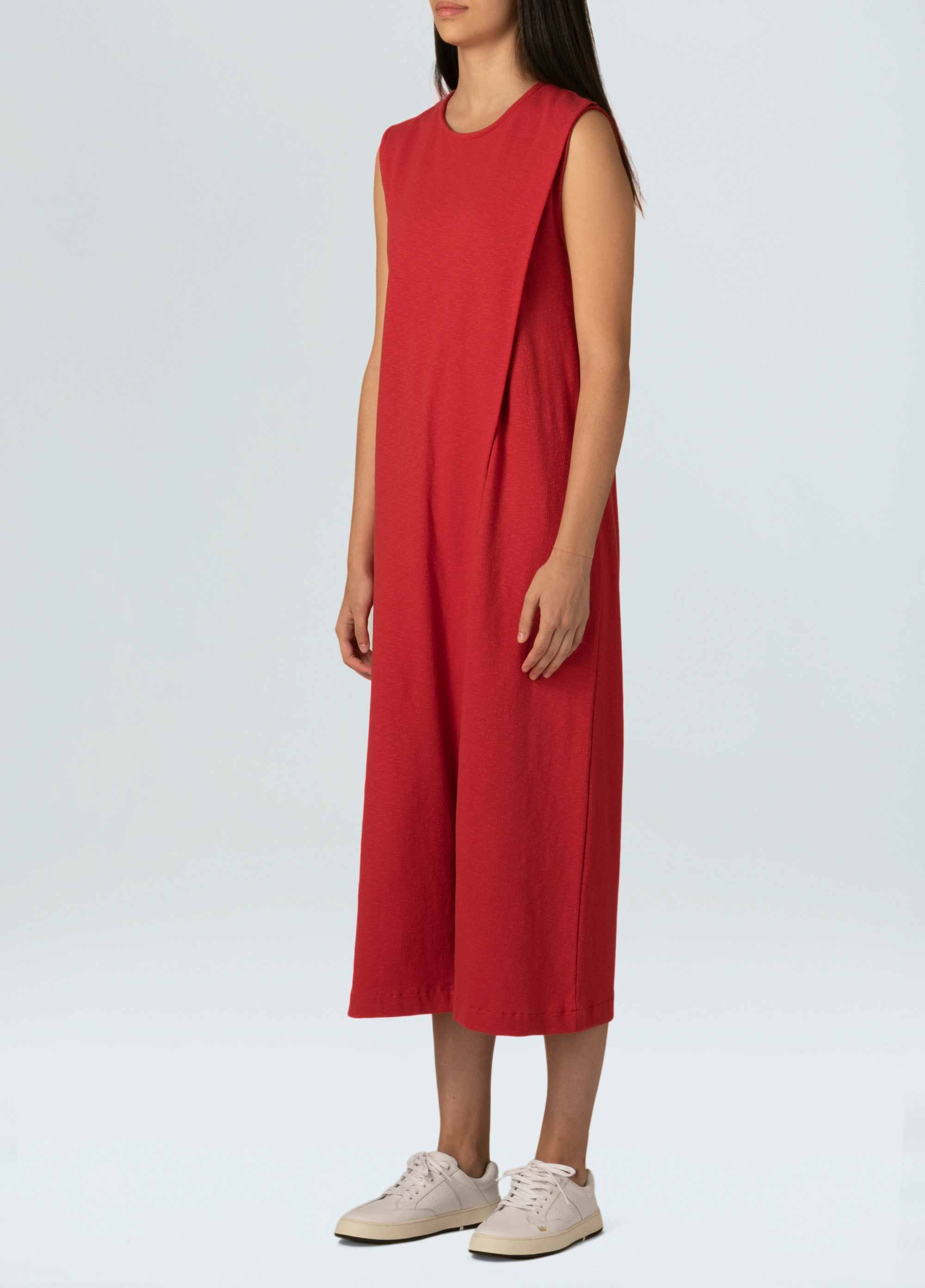 Womens rustic overlap loose jumpsuit