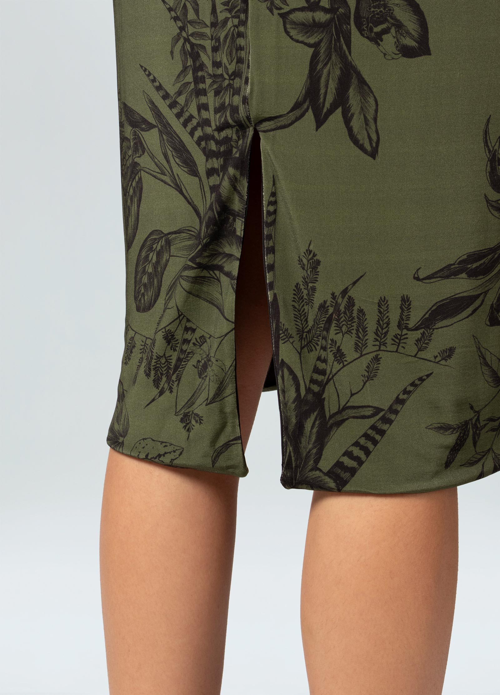 Womens double toile leaf dress