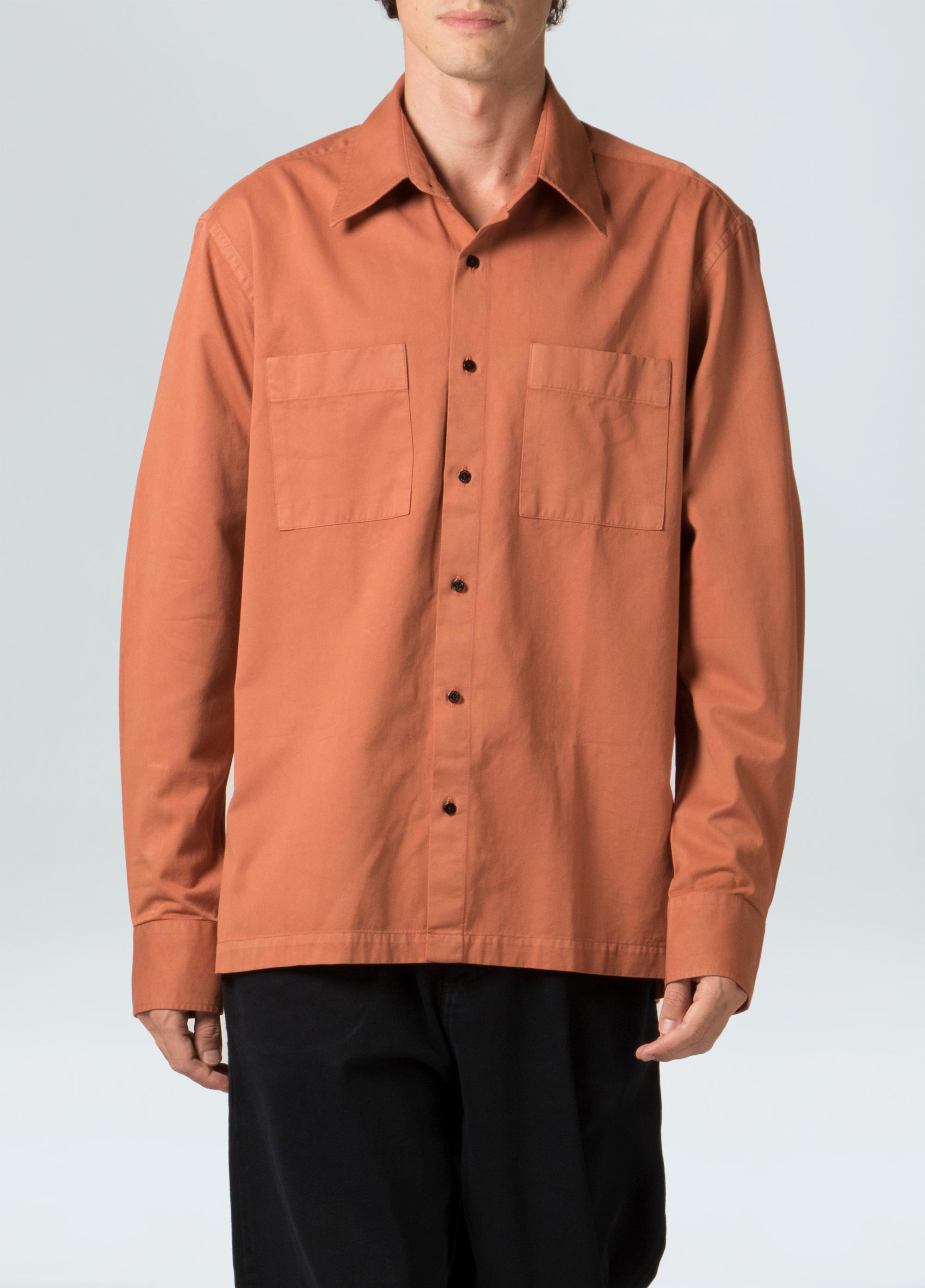 Mens utility color shirt (ls)