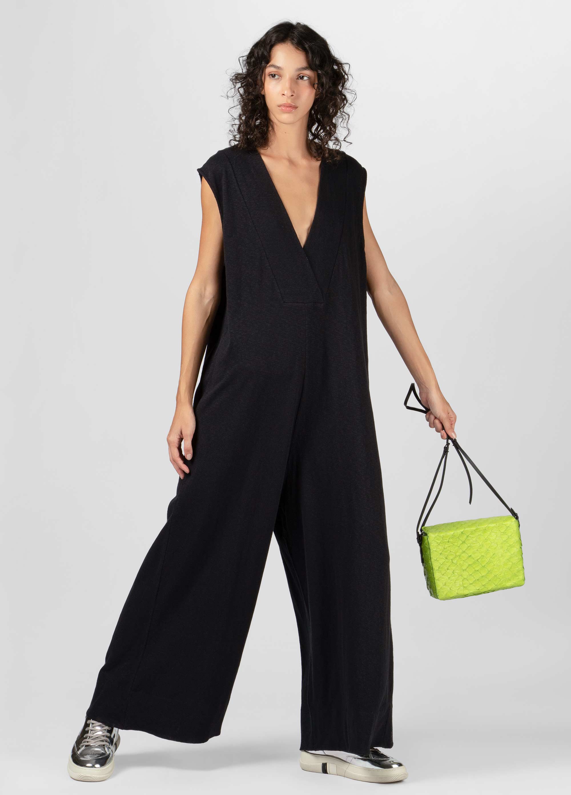 Womens rusty V eco jumpsuit