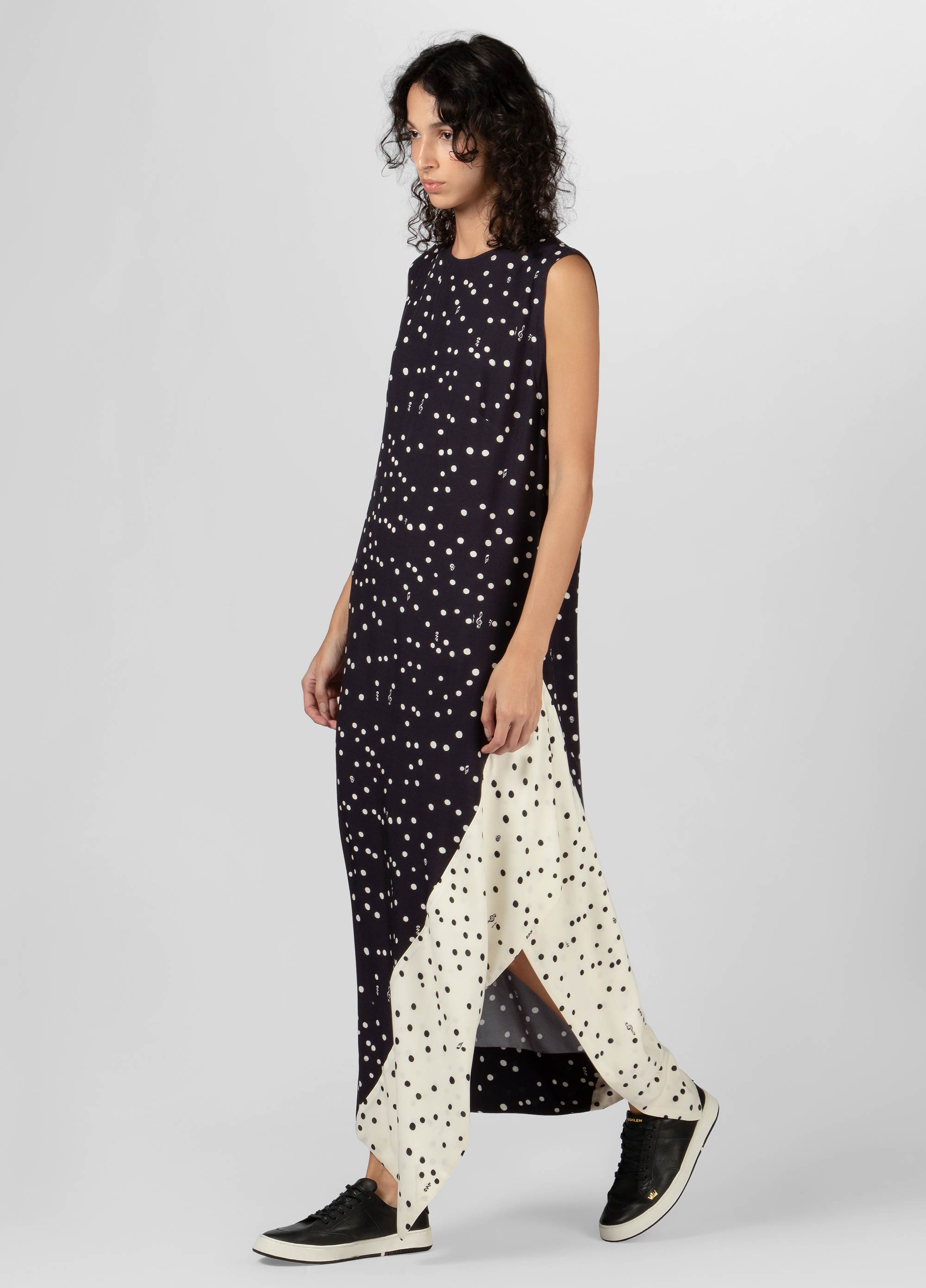 Womens inside out notes dress