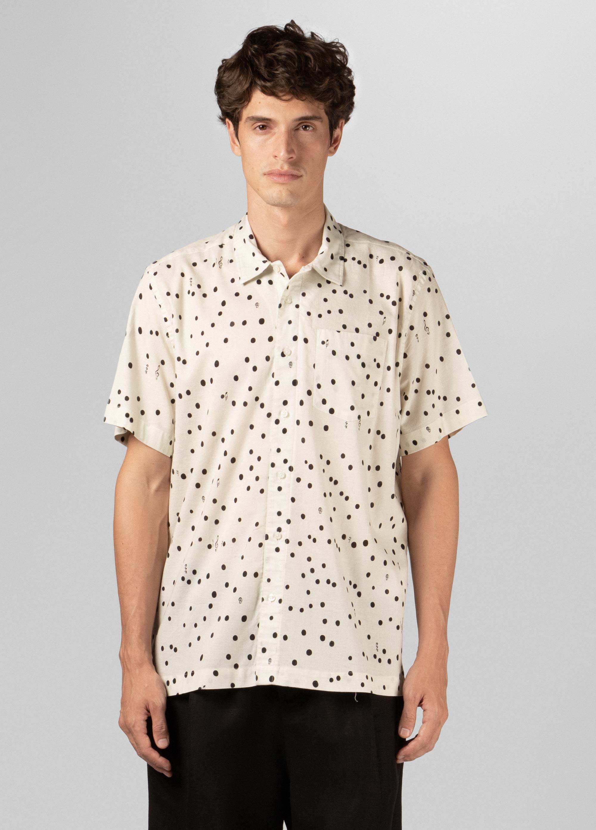 Mens notes shirt (ss)