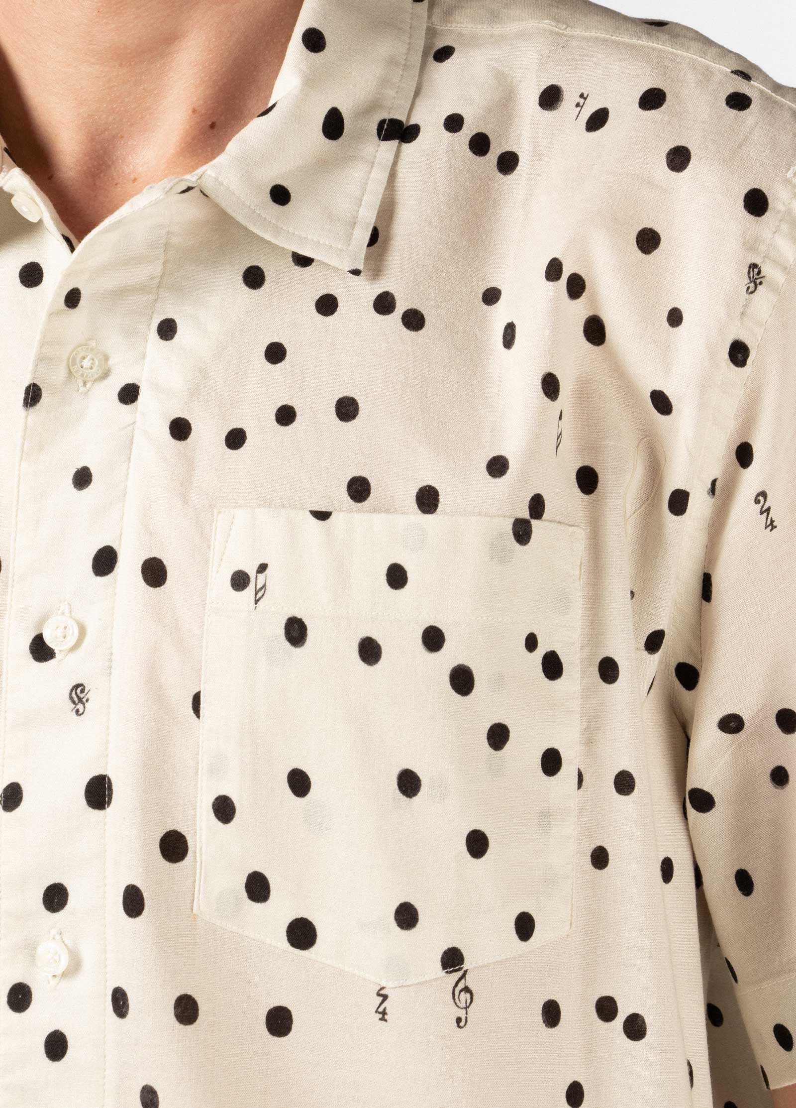 Mens notes shirt (ss)