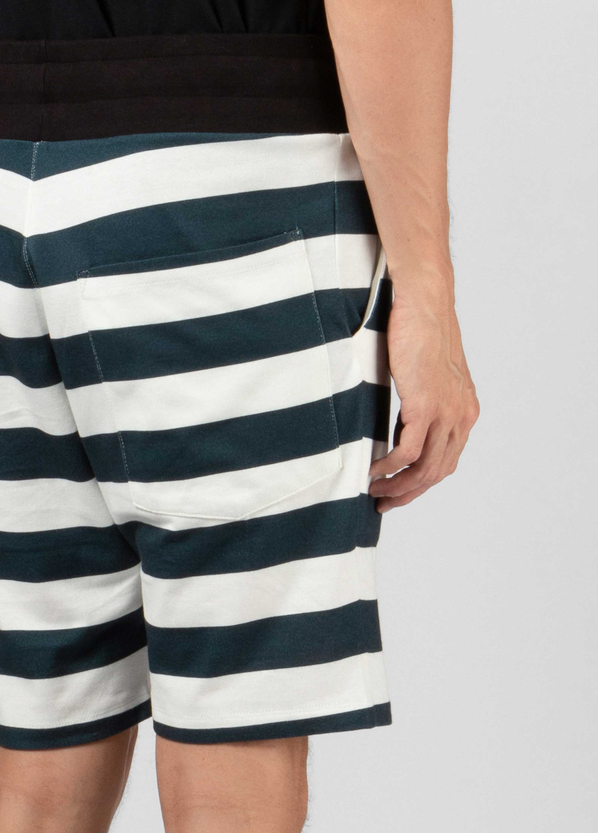 Mens color stripes casual shorts