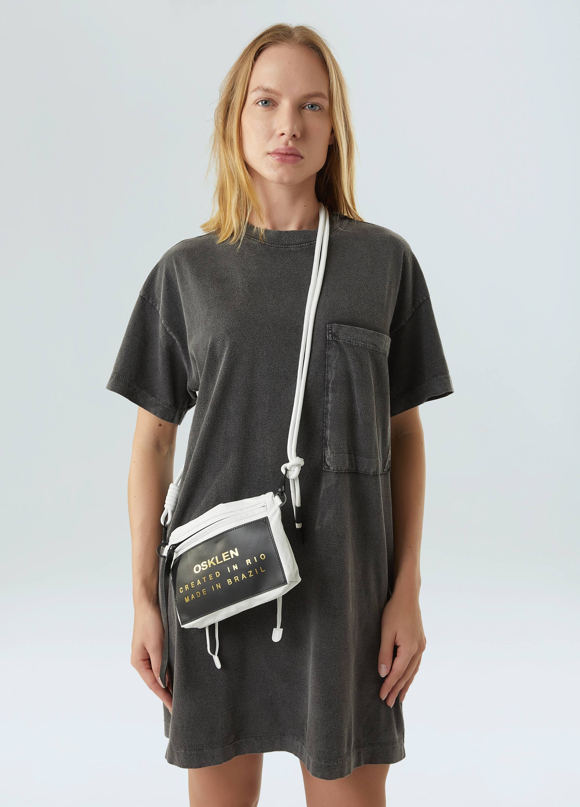 Small flat sack nappa bag