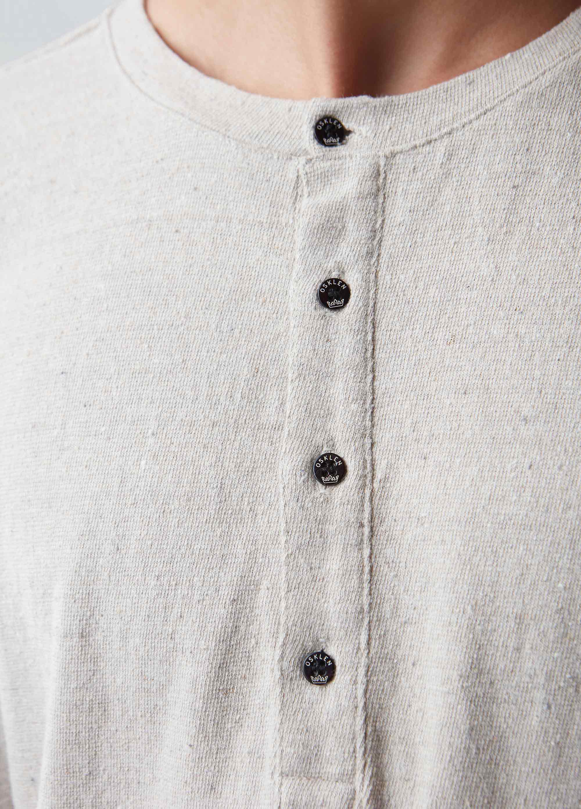 Recycled fibers rustic jute kurta shirt