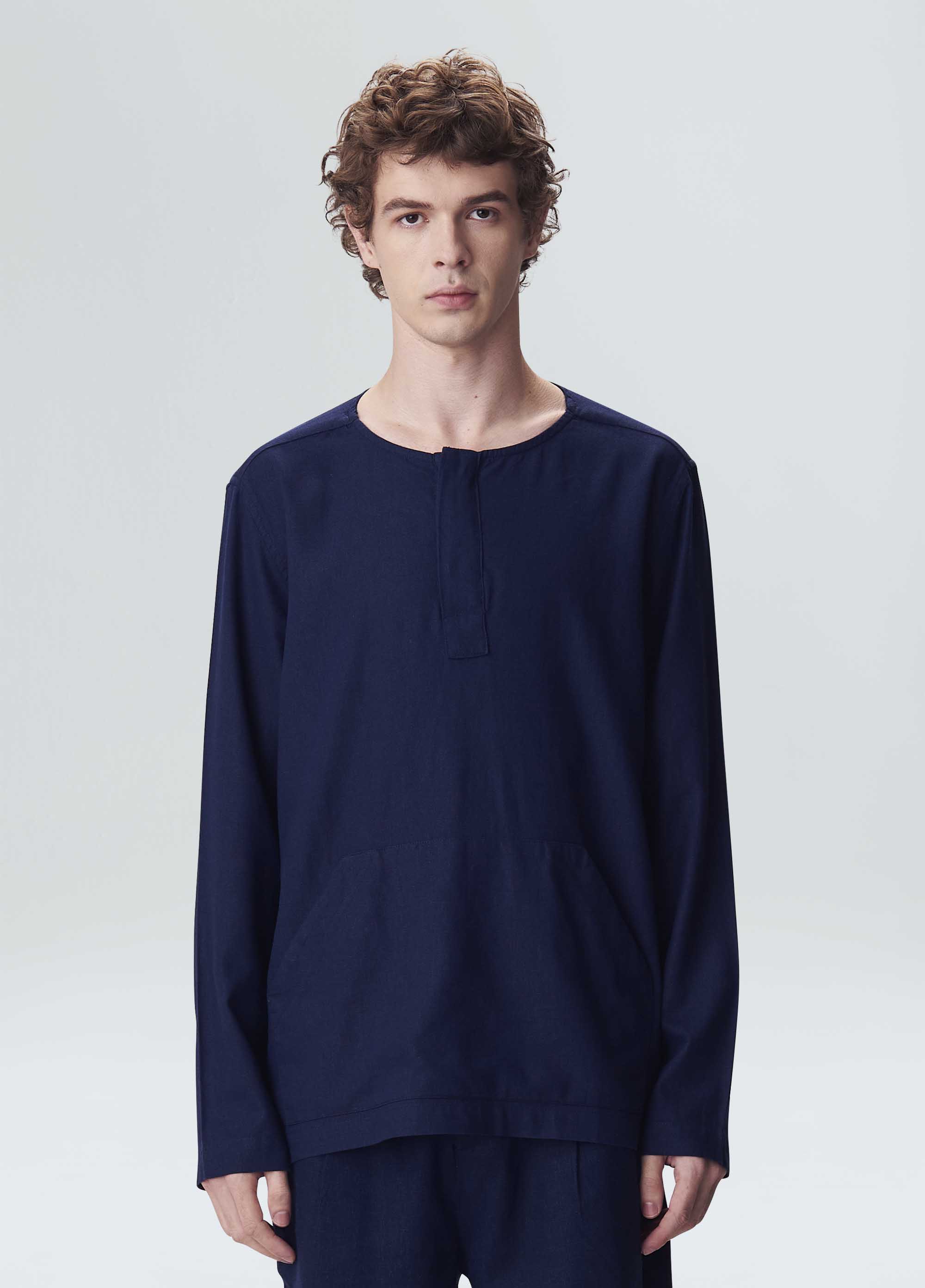 Osklen men muff kurta shirt (ls)