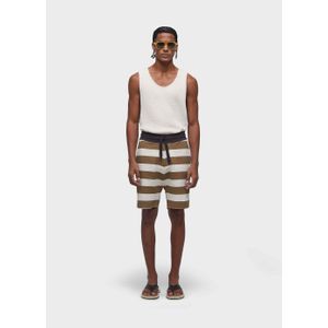 Men's casual striped sweatshorts