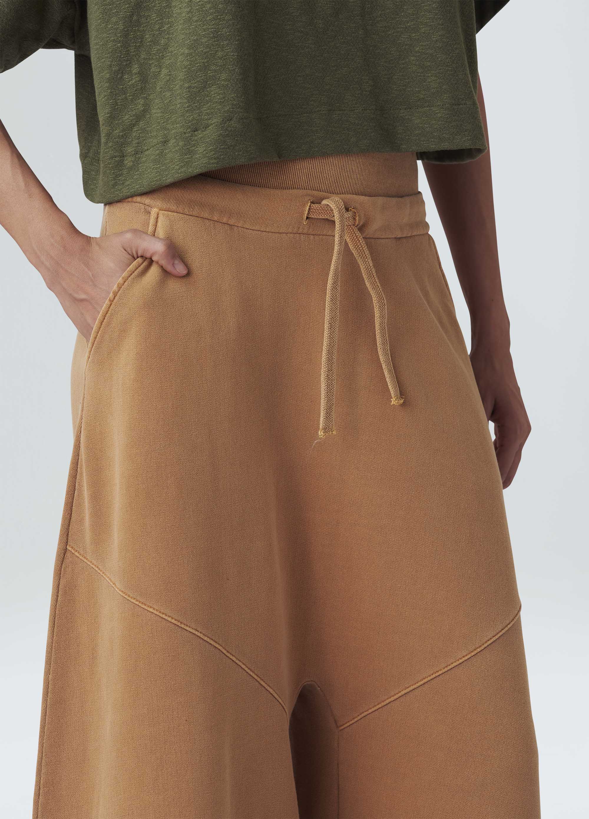 Womens ocher sweatpants