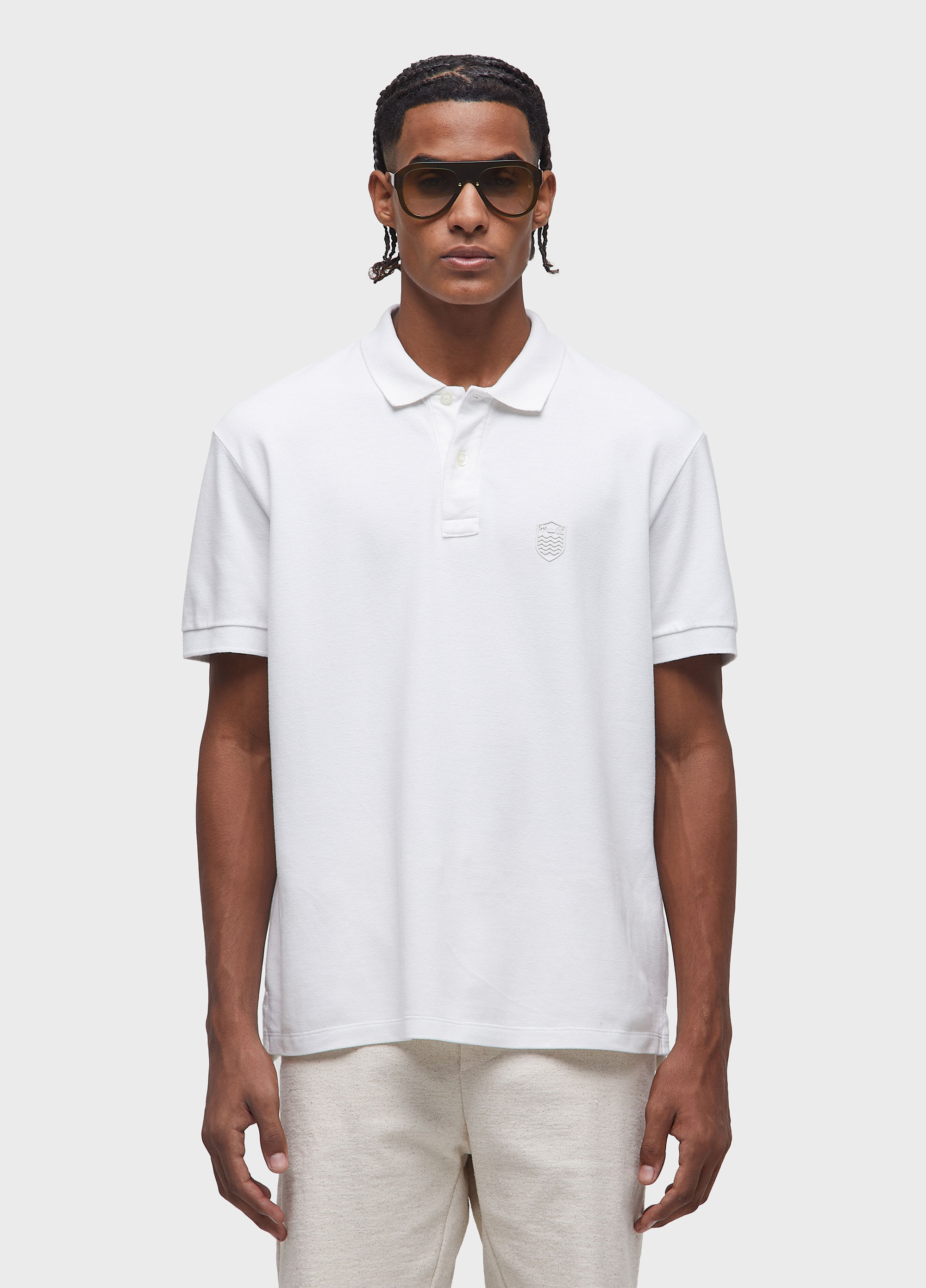 Polo Masc Brasao Embossed Color Mc