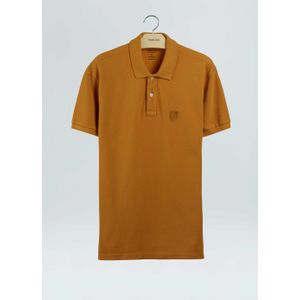 Embossed coat of arms pocket polo (ss)
