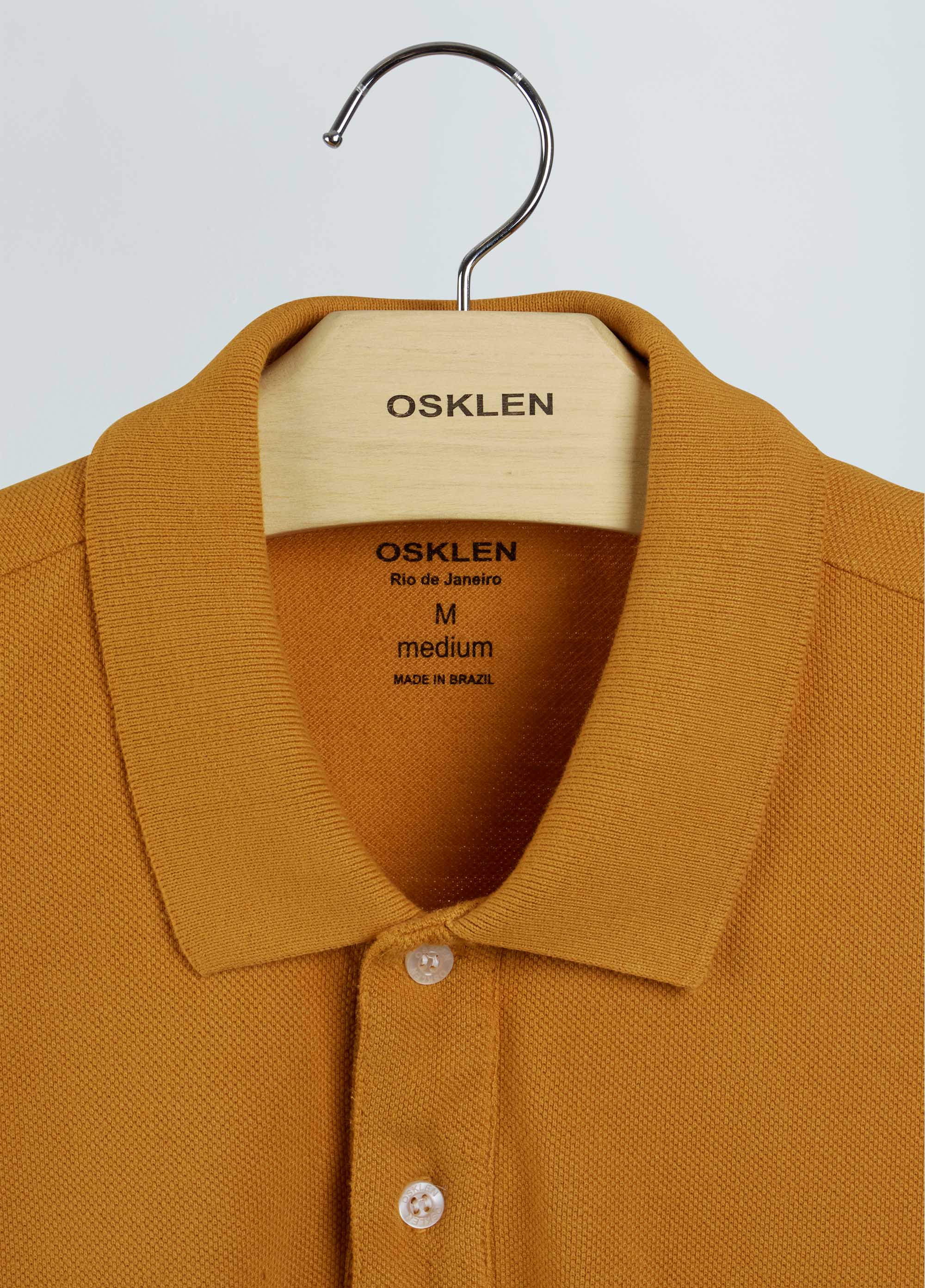 POLO MASC BRASAO EMBOSSED COLOR MC