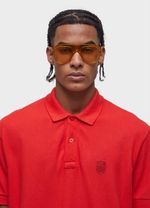 Polo Masc Brasao Embossed Color Mc