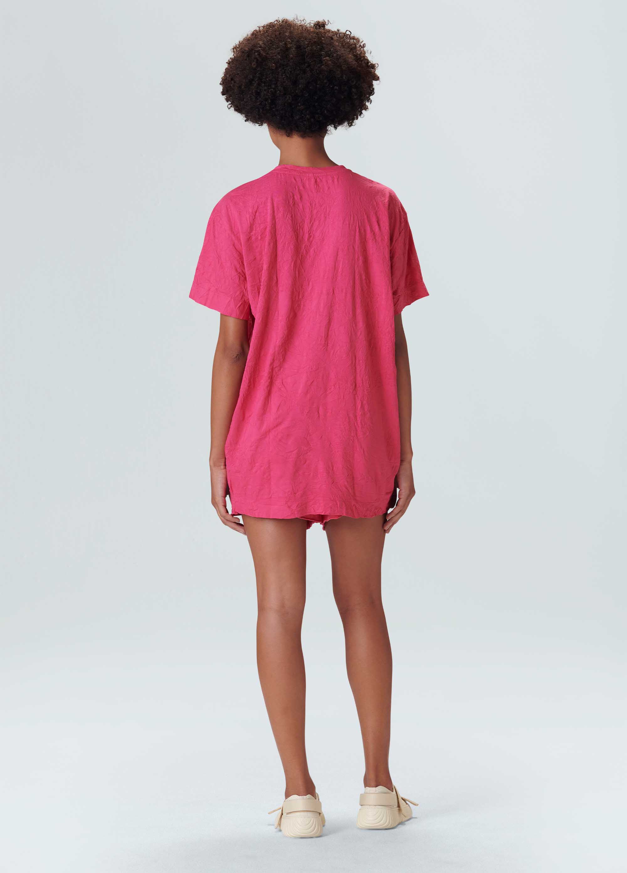 Women's tie dye pink shorts