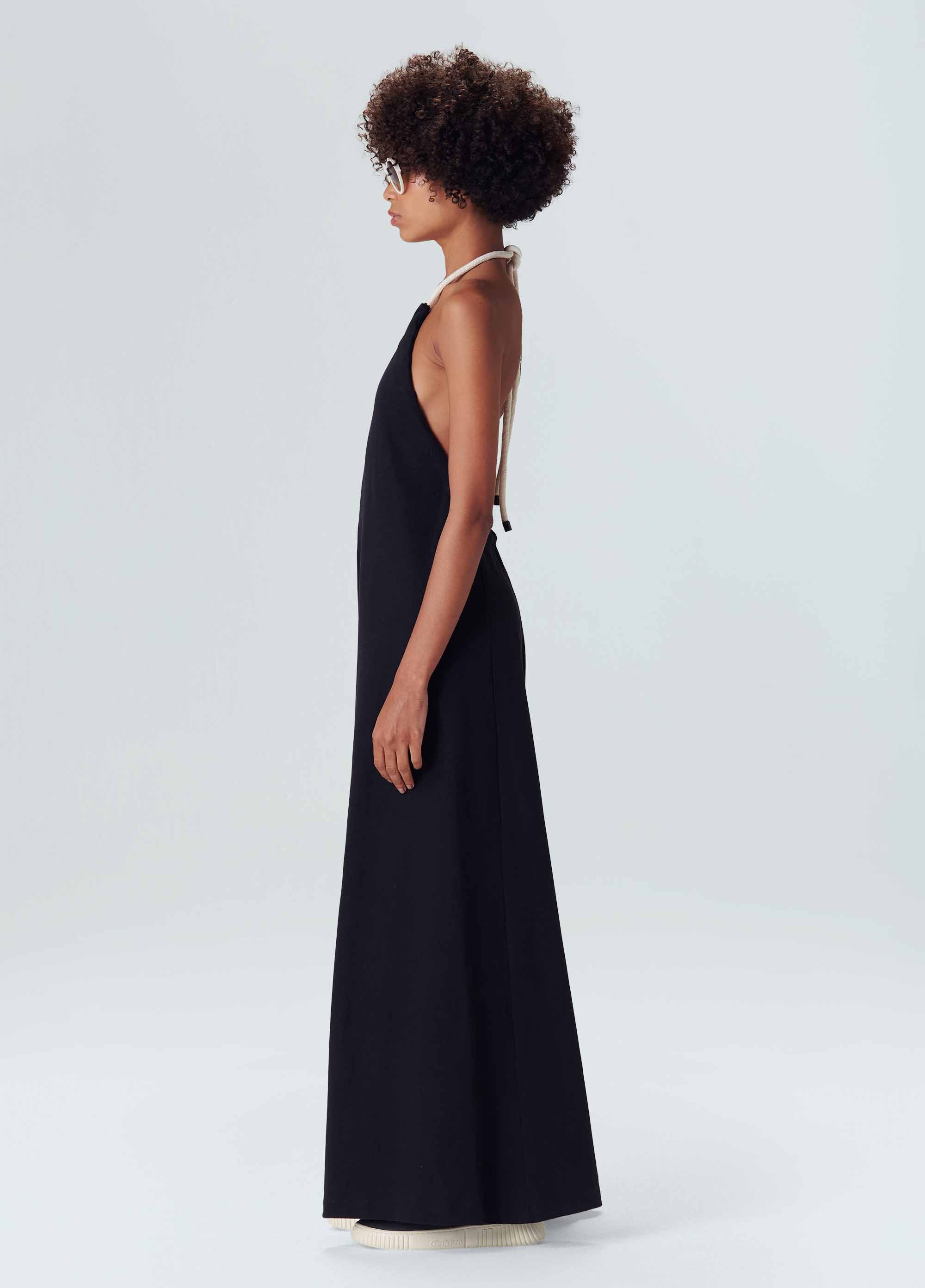 Women's naked back rope detail jumpsuit