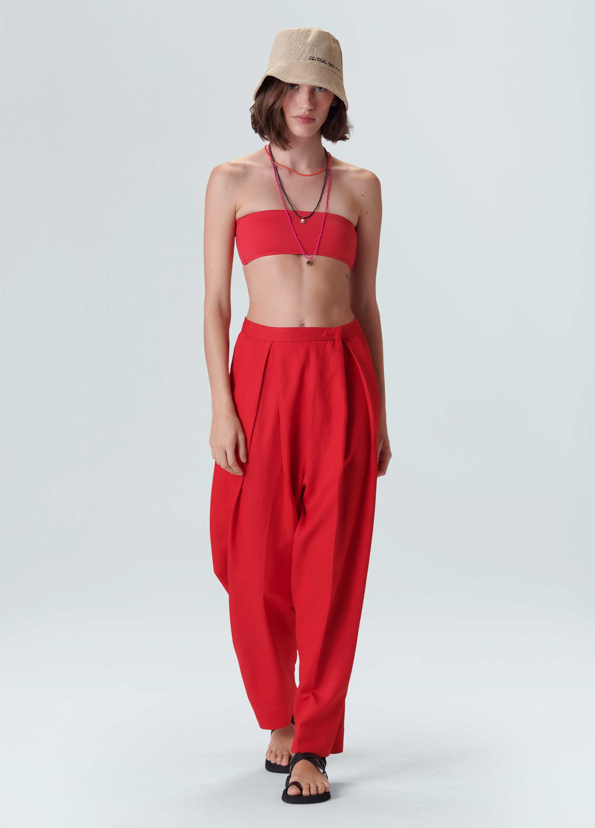 Seam detail pants