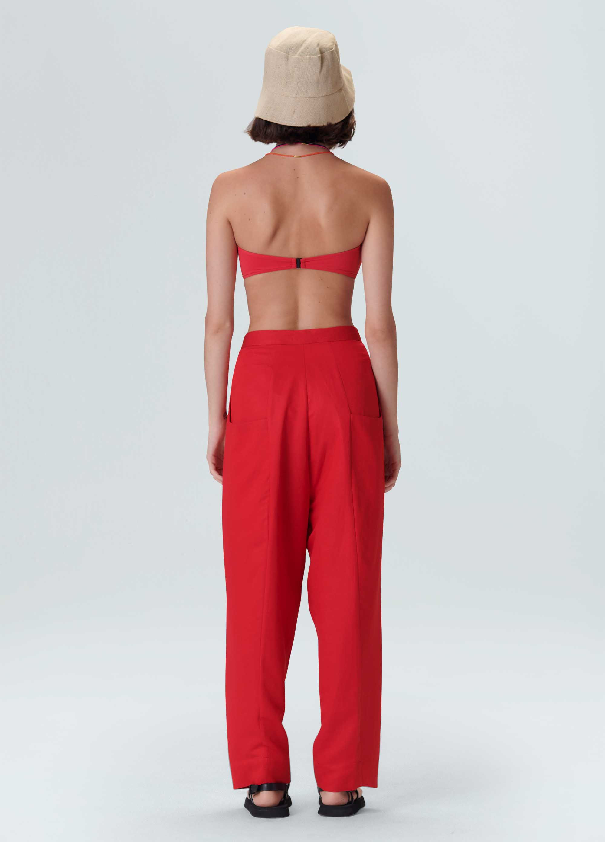 Seam detail pants