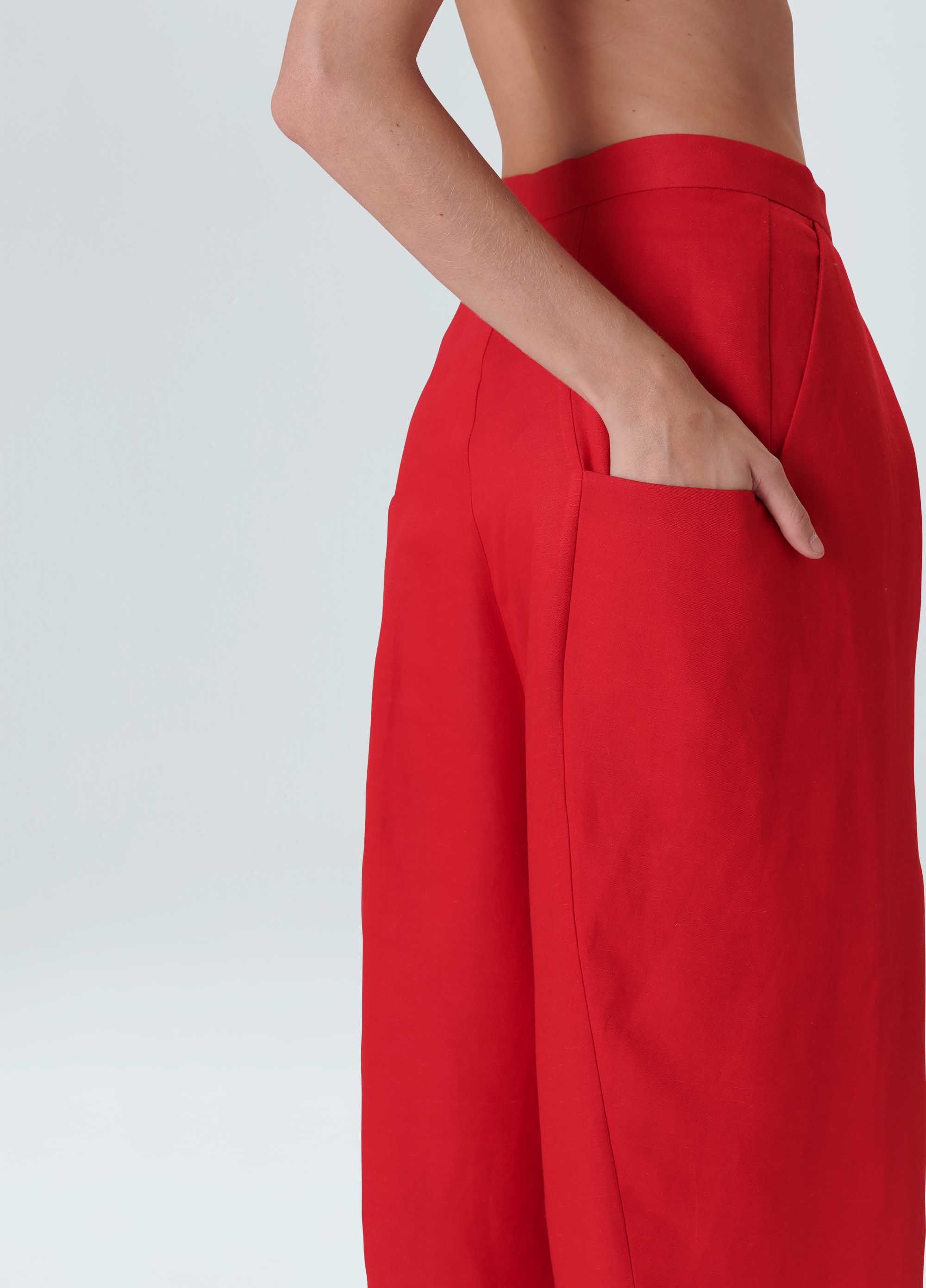 Seam detail pants