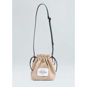 Large coulisse jute bag
