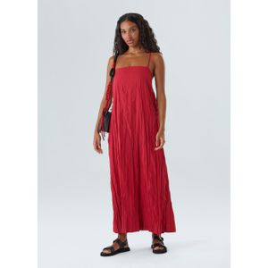 Midi pleated dress